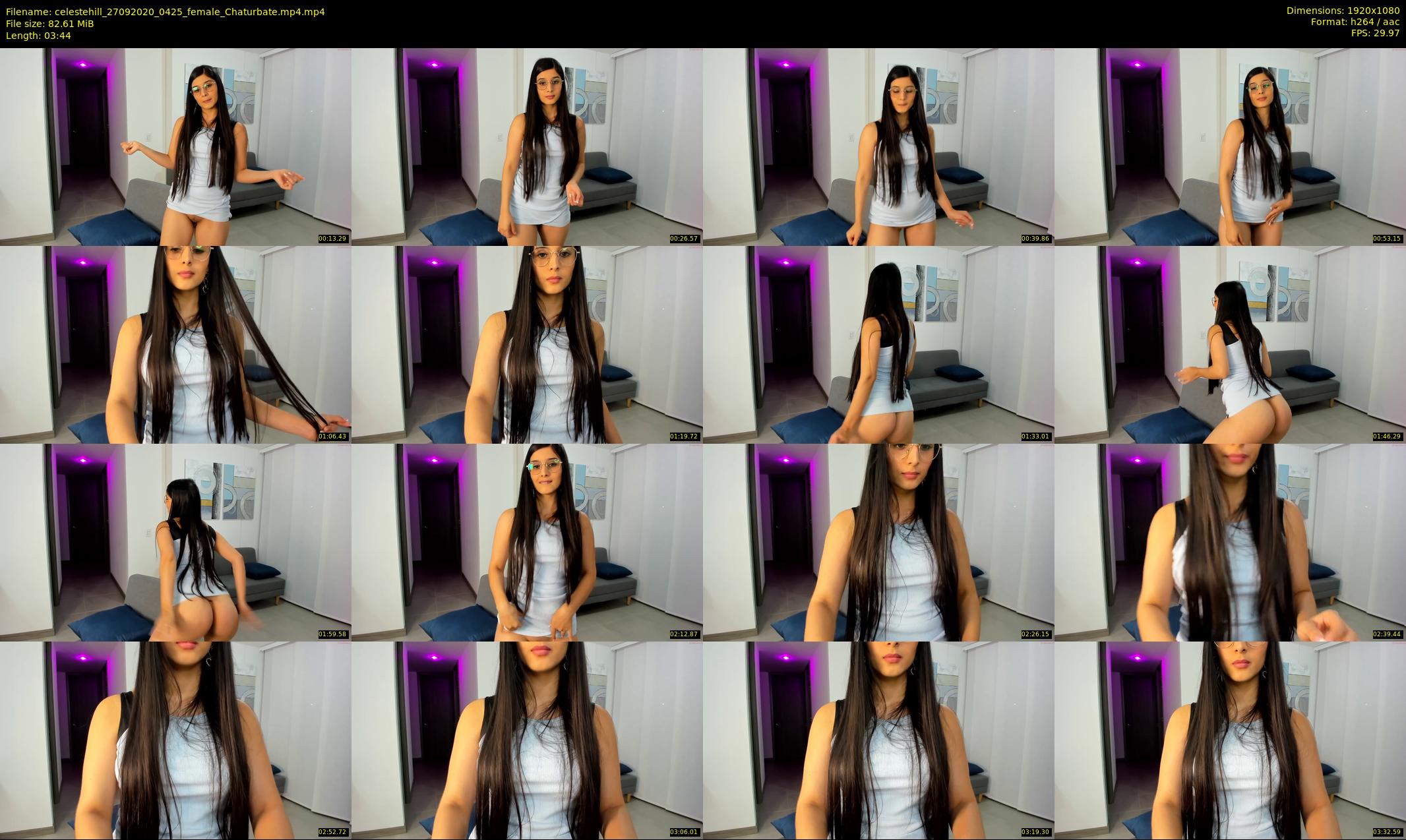 celestehill — 4 minute Chaturbate female cam show recording, 1080p, Sep 27, 2020