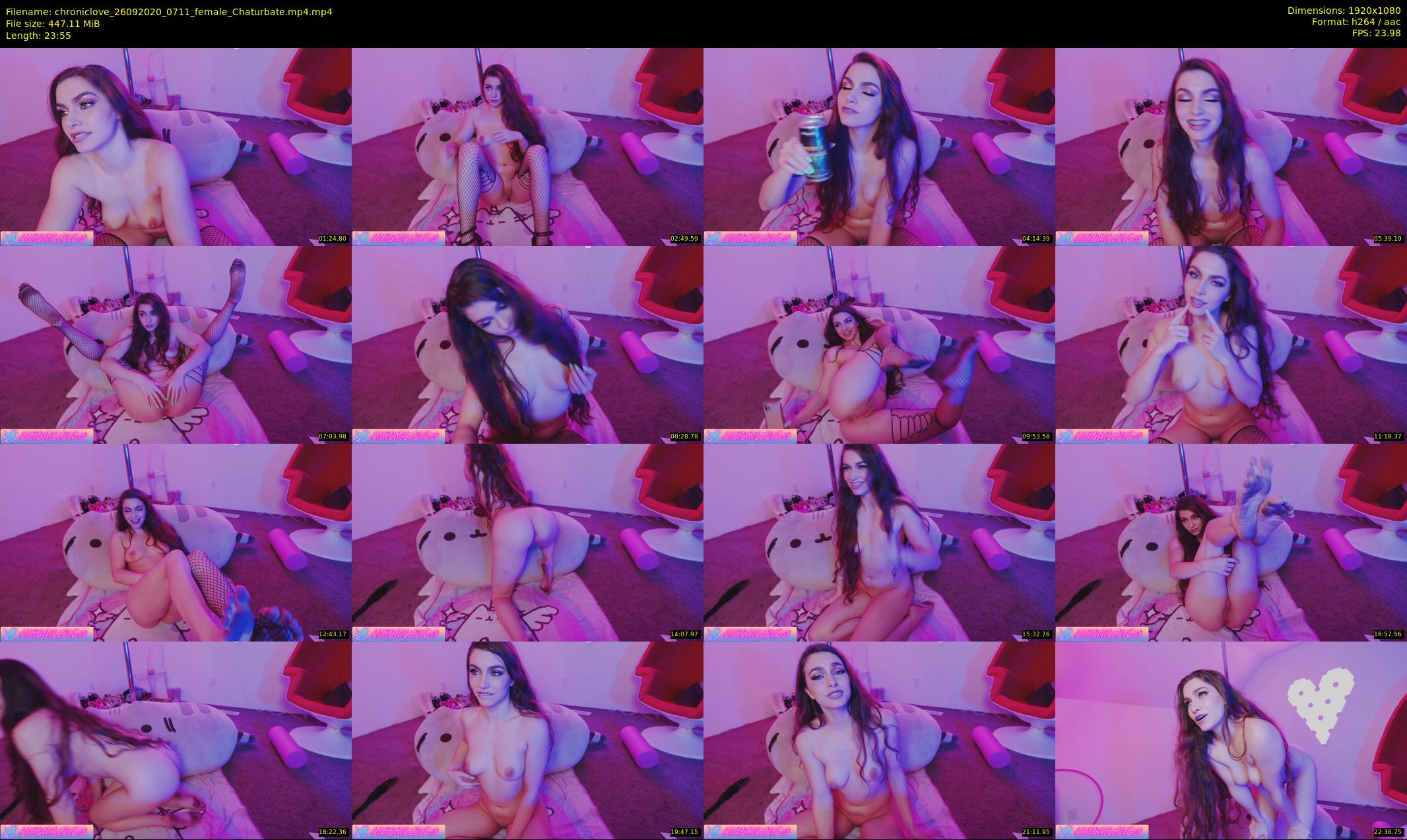 chroniclove — 24 minute Chaturbate female cam show recording, 1080p, Sep 26, 2020