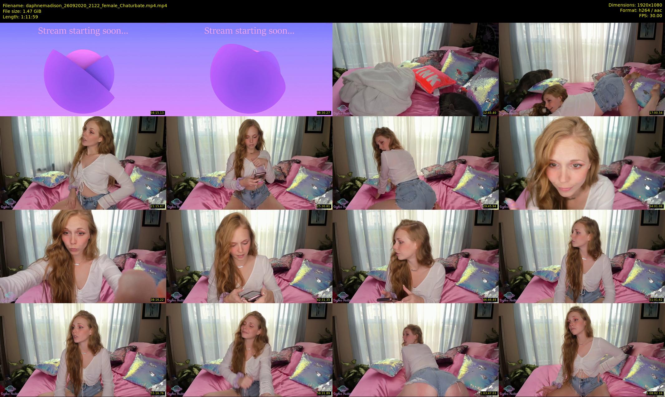 daphnemadison — 72 minute Chaturbate couple cam show recording, 1080p, Sep 26, 2020