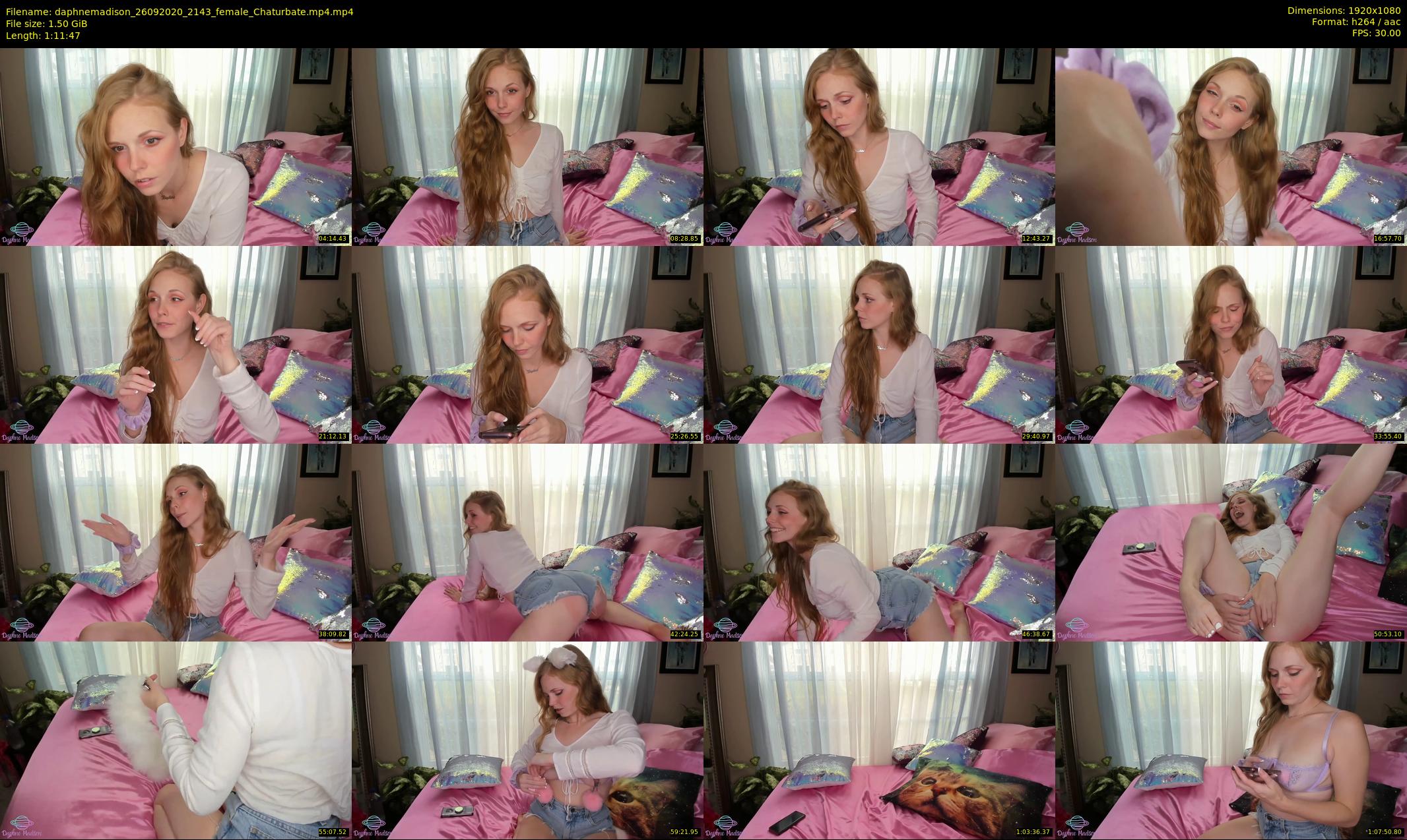 daphnemadison — 72 minute Chaturbate couple cam show recording, 1080p, Sep 26, 2020