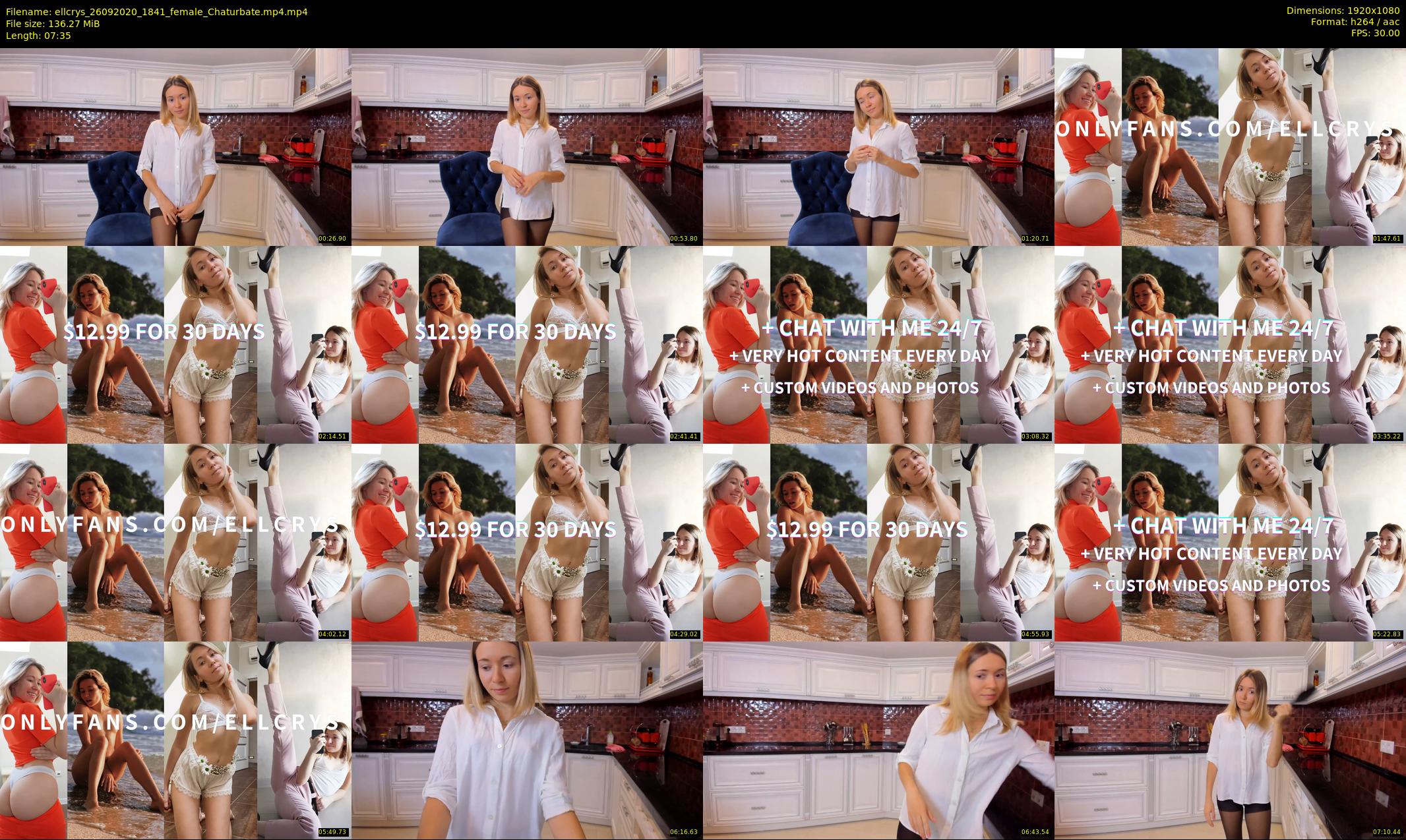 ellcrys — 8 minute Chaturbate couple cam show recording, 1080p, Sep 26, 2020