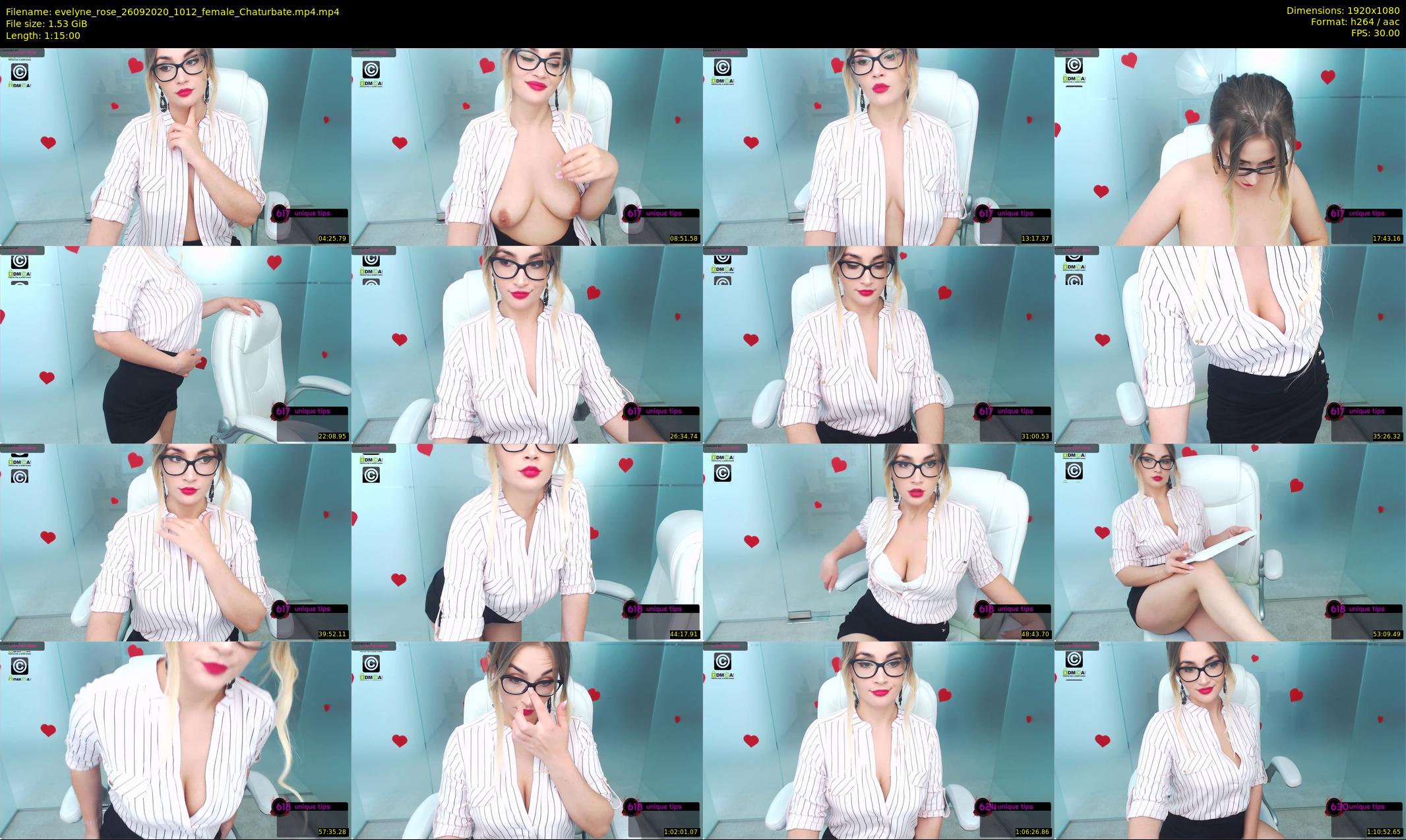 evelyne_rose — 75 minute Chaturbate female cam show recording, 1080p, Sep 26, 2020
