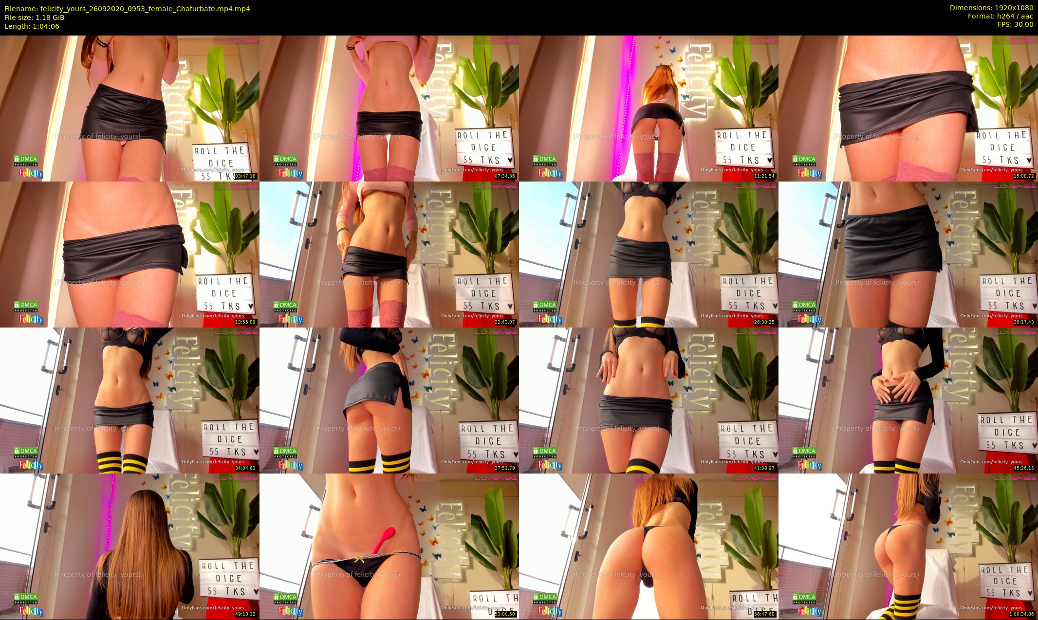 felicity_yours — 65 minute Chaturbate female cam show recording, 1080p, Sep 26, 2020