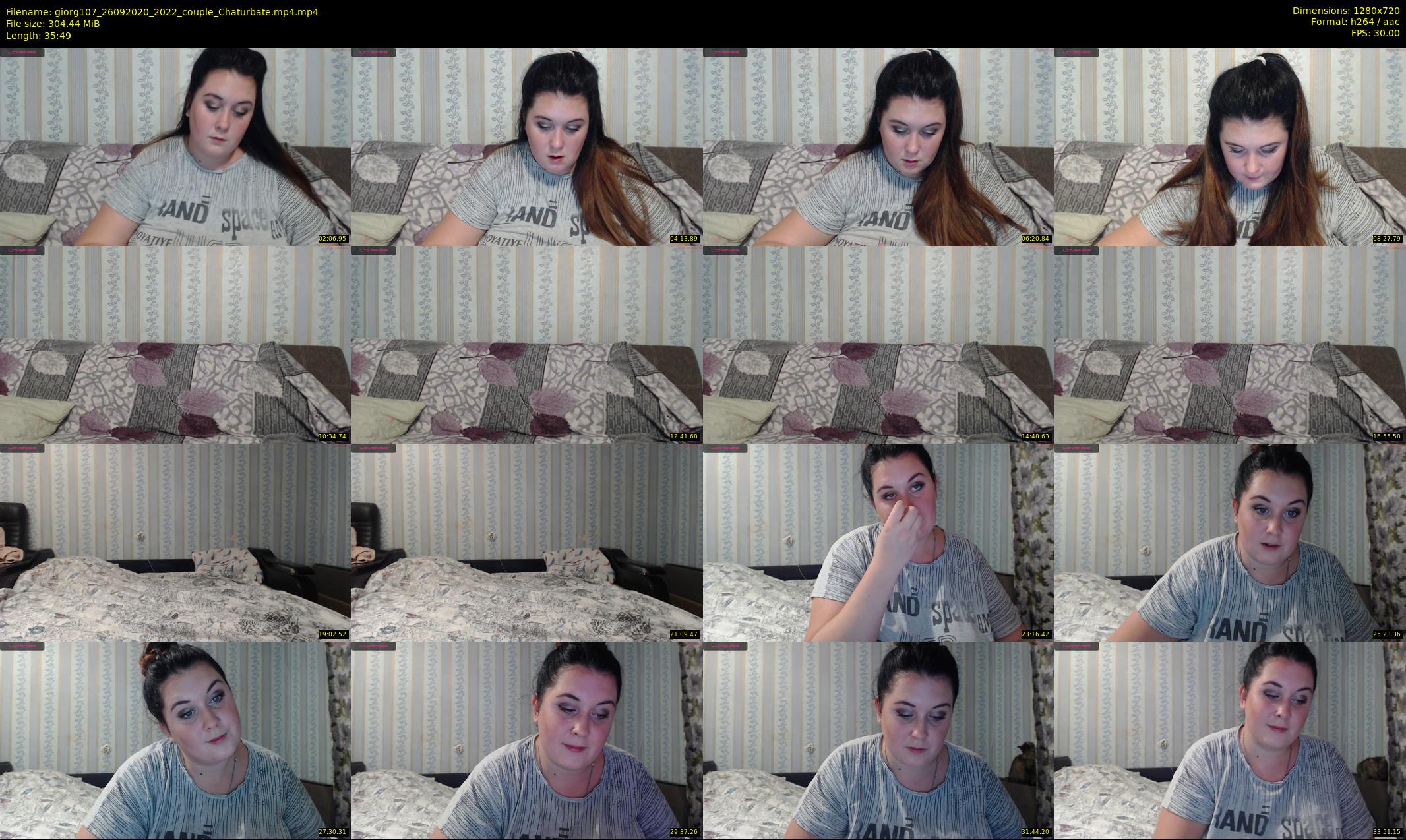 giorg107 — 36 minute Chaturbate couple cam show recording, 720p, Sep 26, 2020