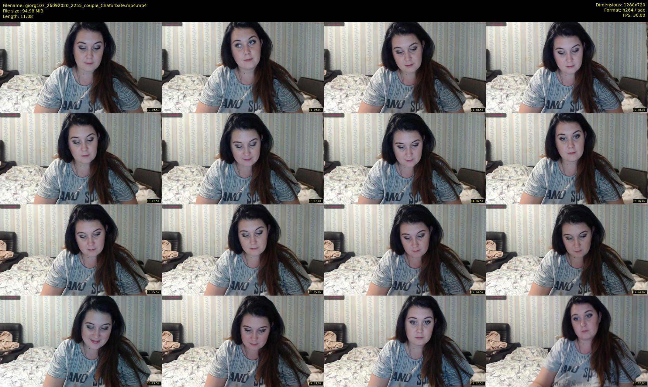 giorg107 — 12 minute Chaturbate couple cam show recording, 720p, Sep 26, 2020