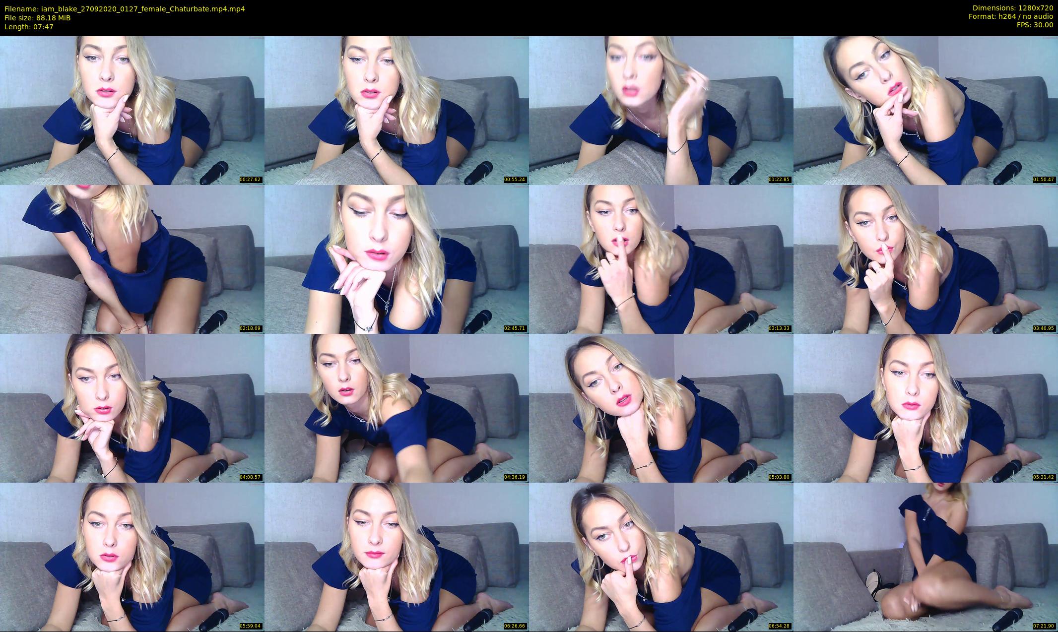iam_blake — 8 minute Chaturbate female cam show recording, 720p, Sep 27, 2020