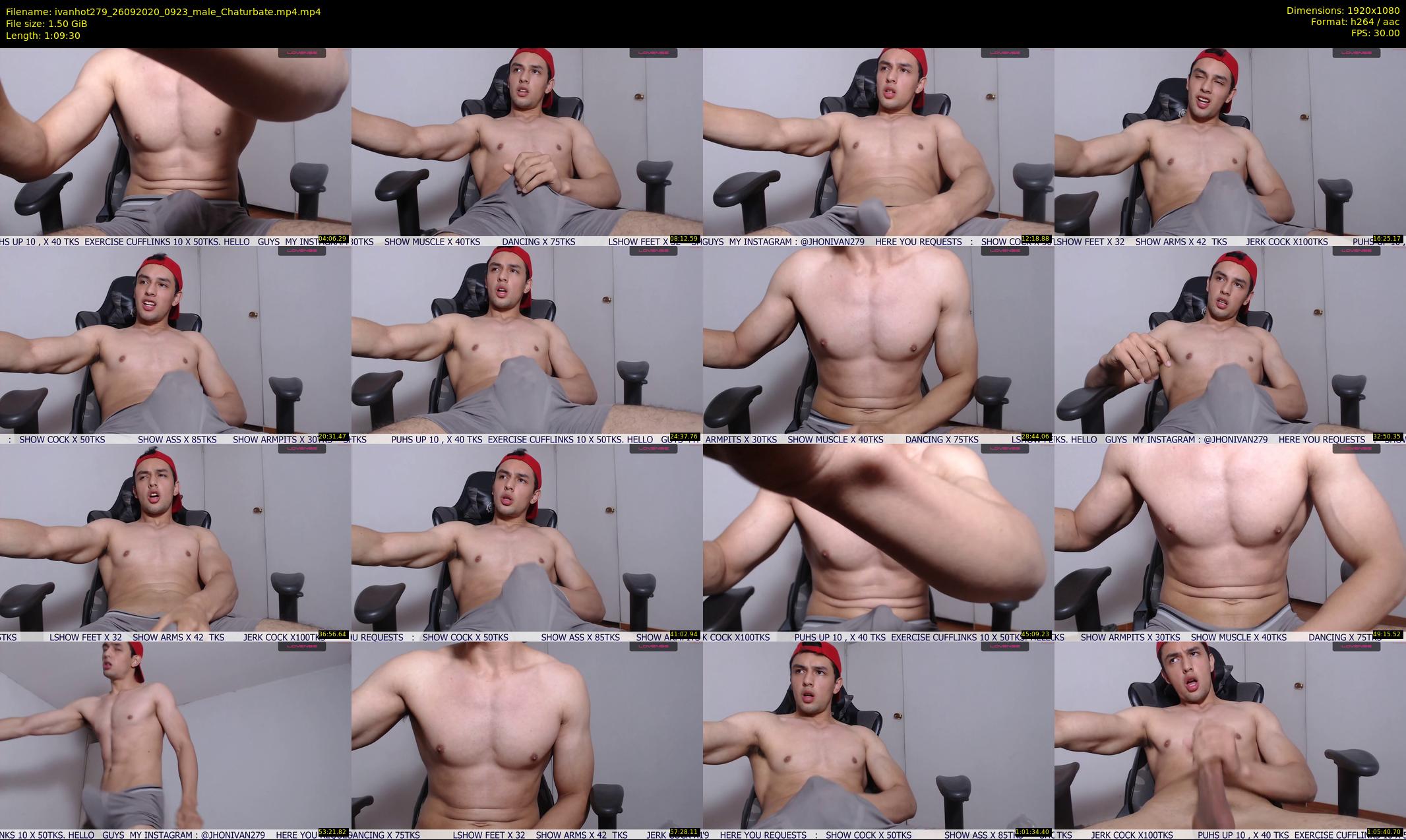 ivanhot279 — 70 minute Chaturbate male cam show recording, 1080p, Sep 26, 2020