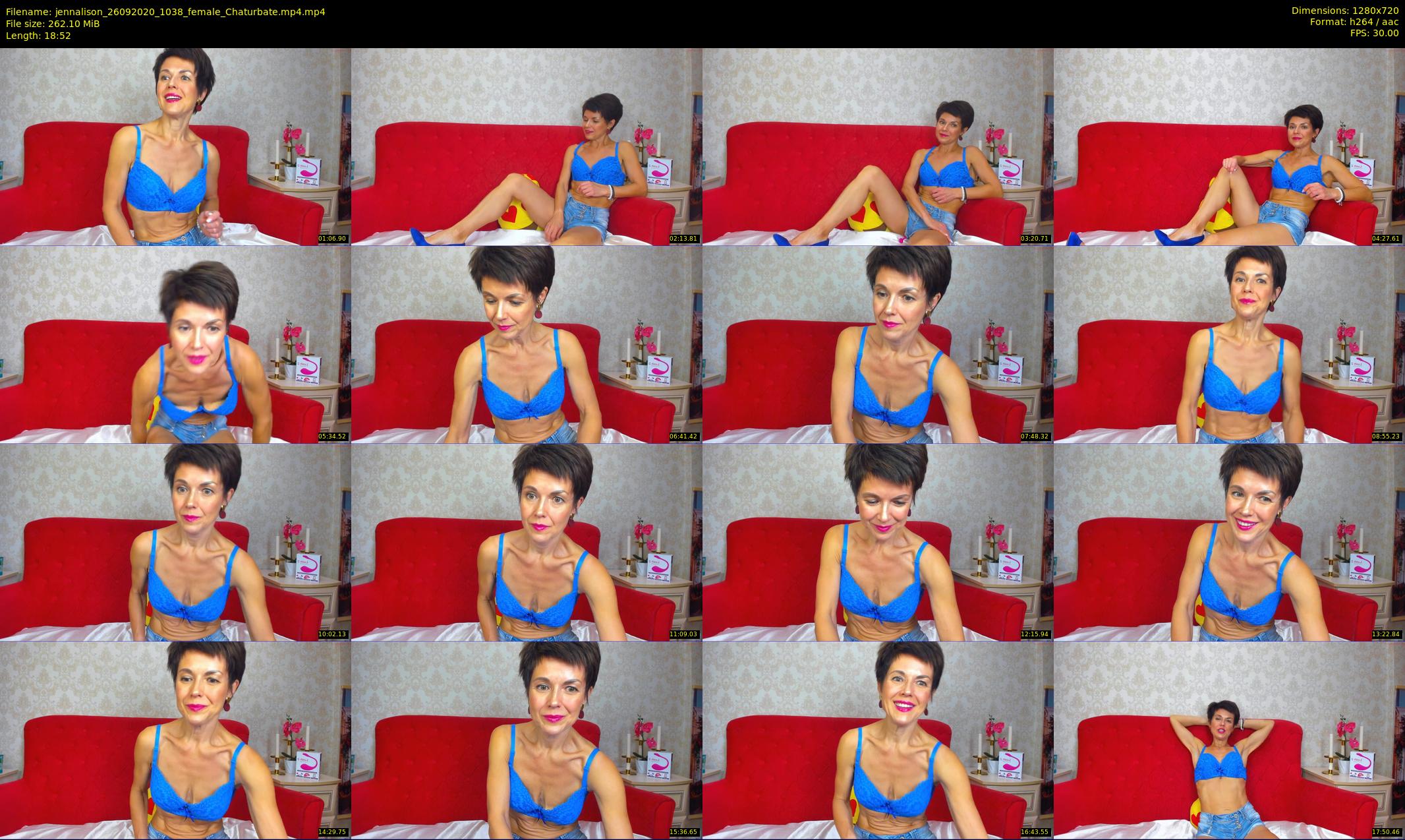 jennalison — 19 minute Chaturbate female cam show recording, 720p, Sep 26, 2020