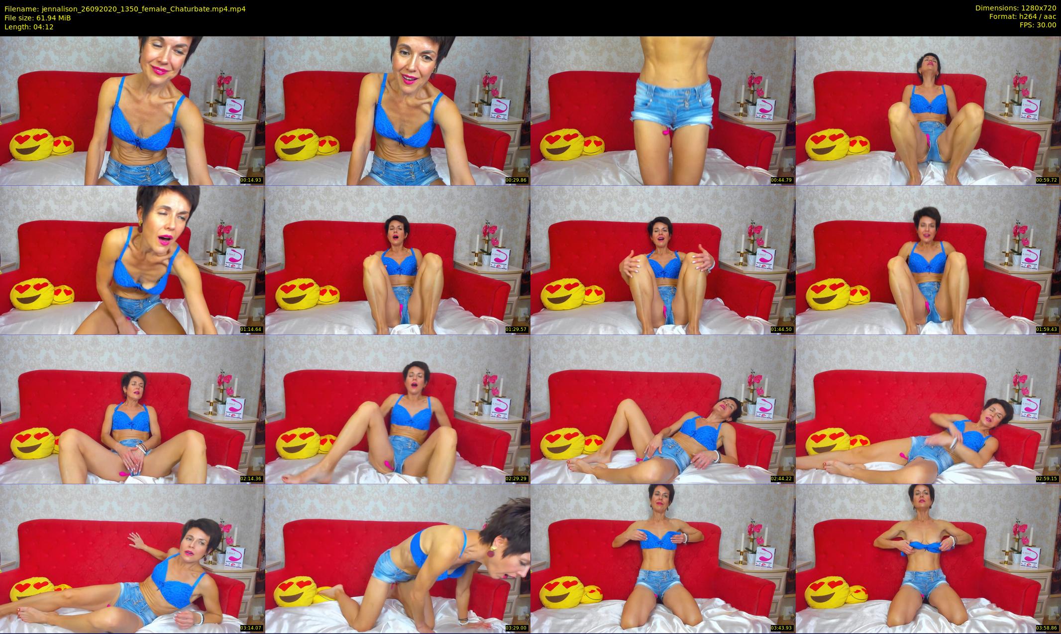 jennalison — 5 minute Chaturbate female cam show recording, 720p, Sep 26, 2020