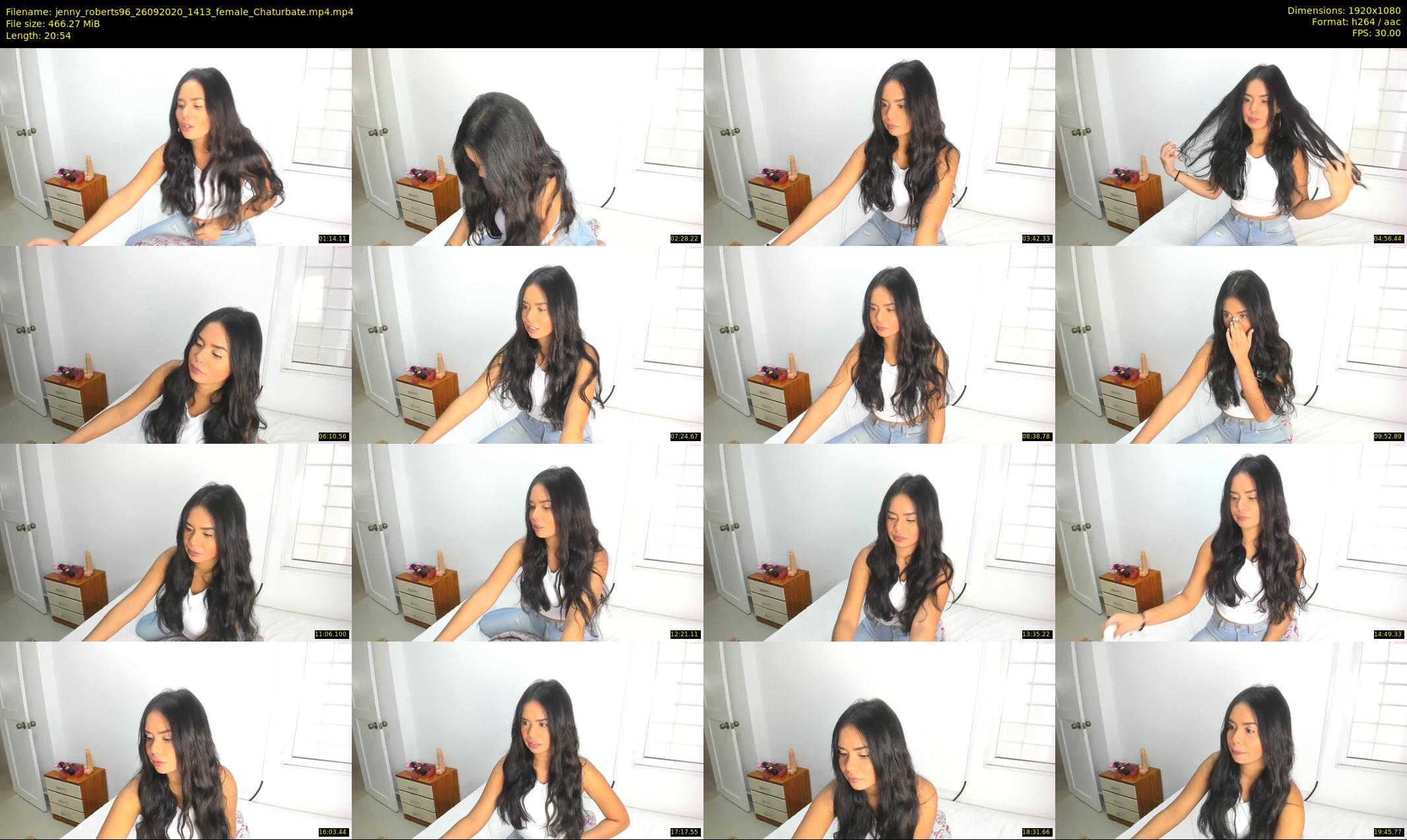 jenny_roberts96 — 21 minute Chaturbate female cam show recording, 1080p, Sep 26, 2020
