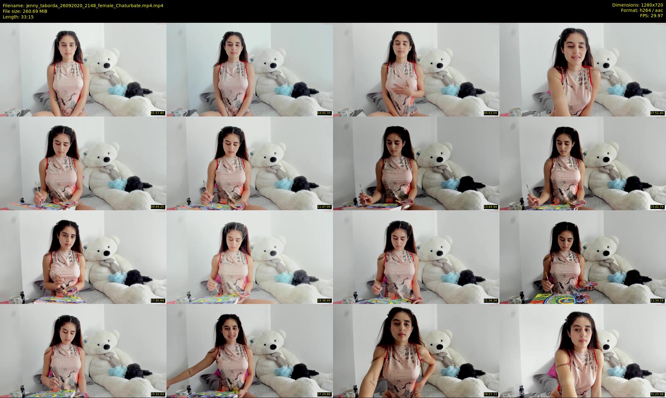 jenny_taborda — 34 minute Chaturbate female cam show recording, 720p, Sep 26, 2020