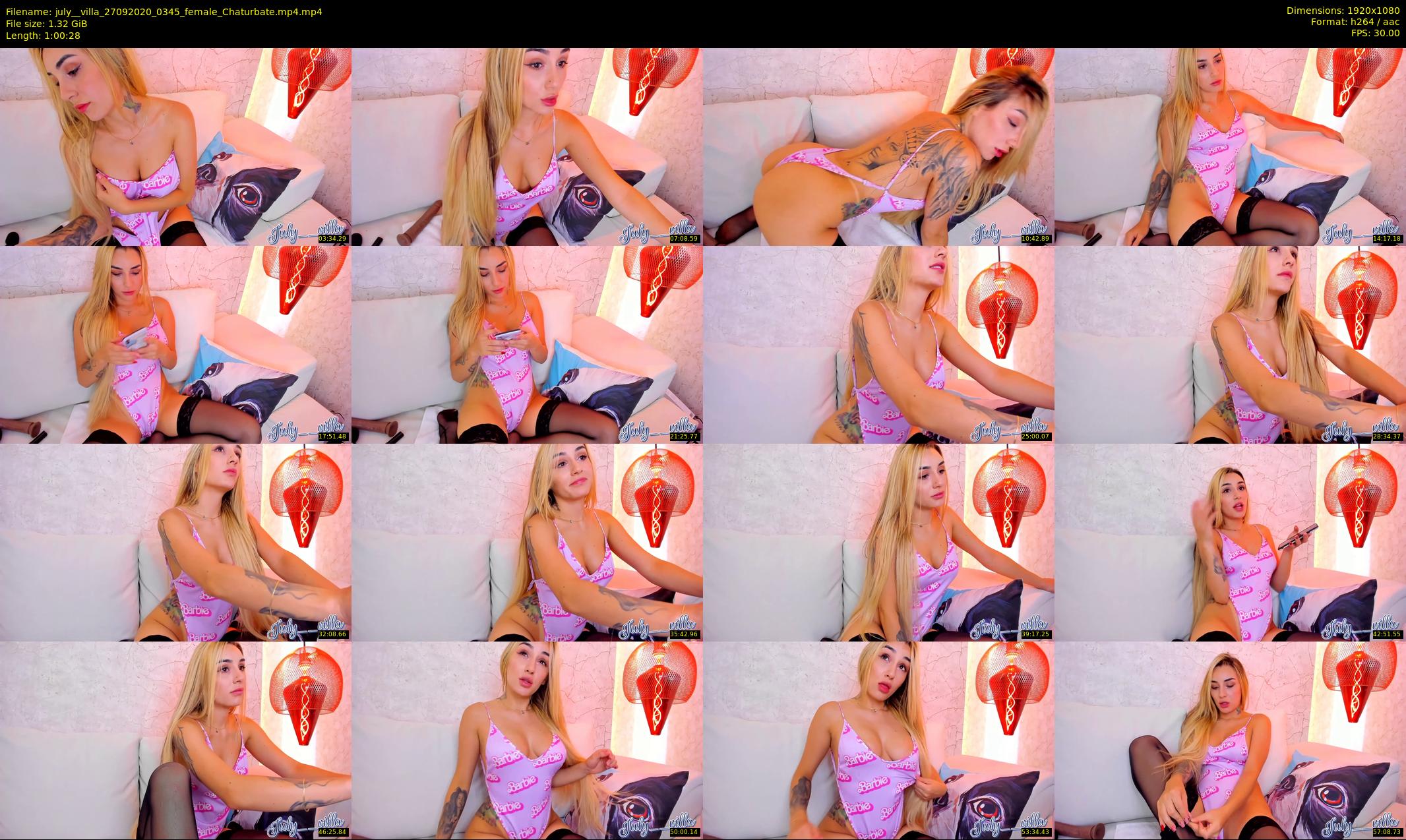 july__villa — 61 minute Chaturbate female cam show recording, 1080p, Sep 27, 2020