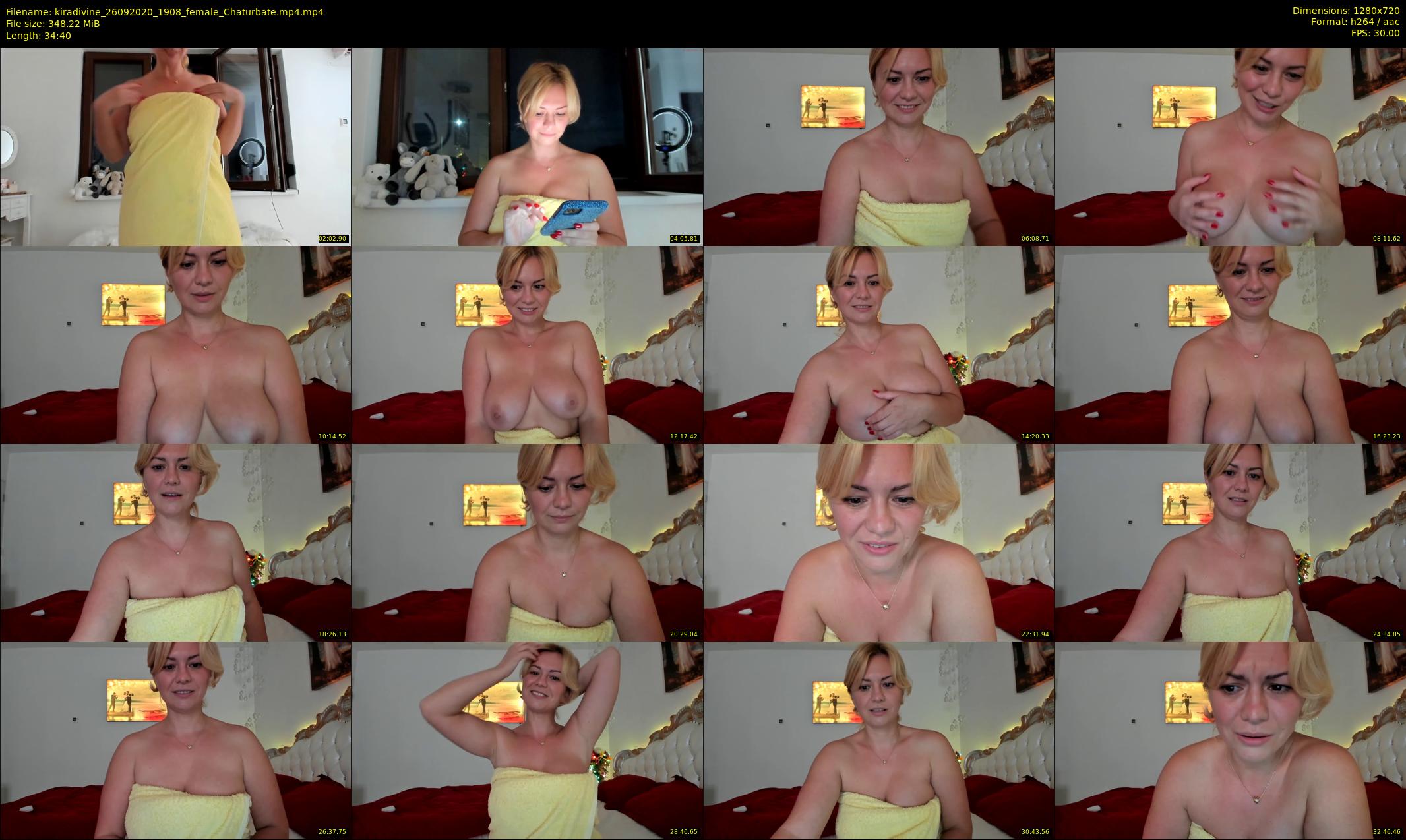 kiradivine — 35 minute Chaturbate female cam show recording, 720p, Sep 26, 2020