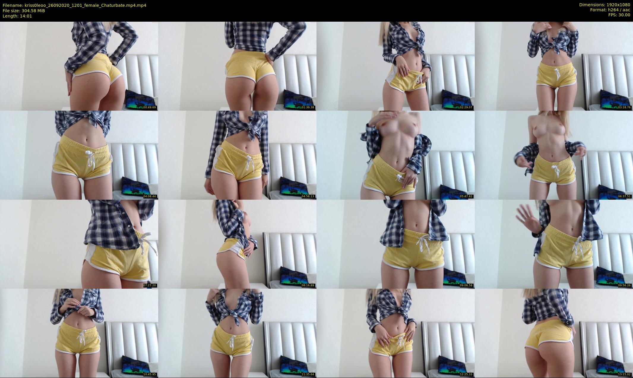 kriss0leoo — 15 minute Chaturbate couple cam show recording, 1080p, Sep 26, 2020