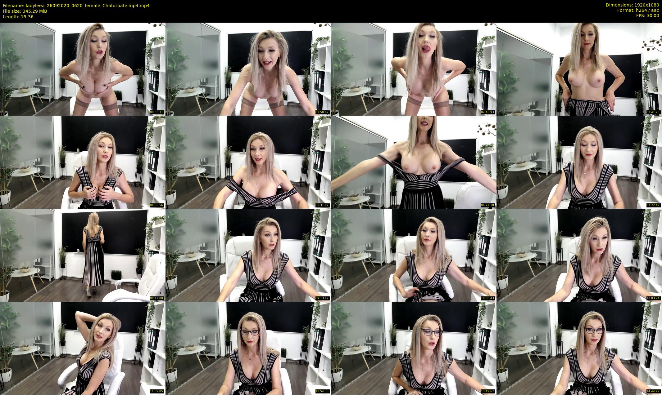 ladyleea — 16 minute Chaturbate female cam show recording, 1080p, Sep 26, 2020