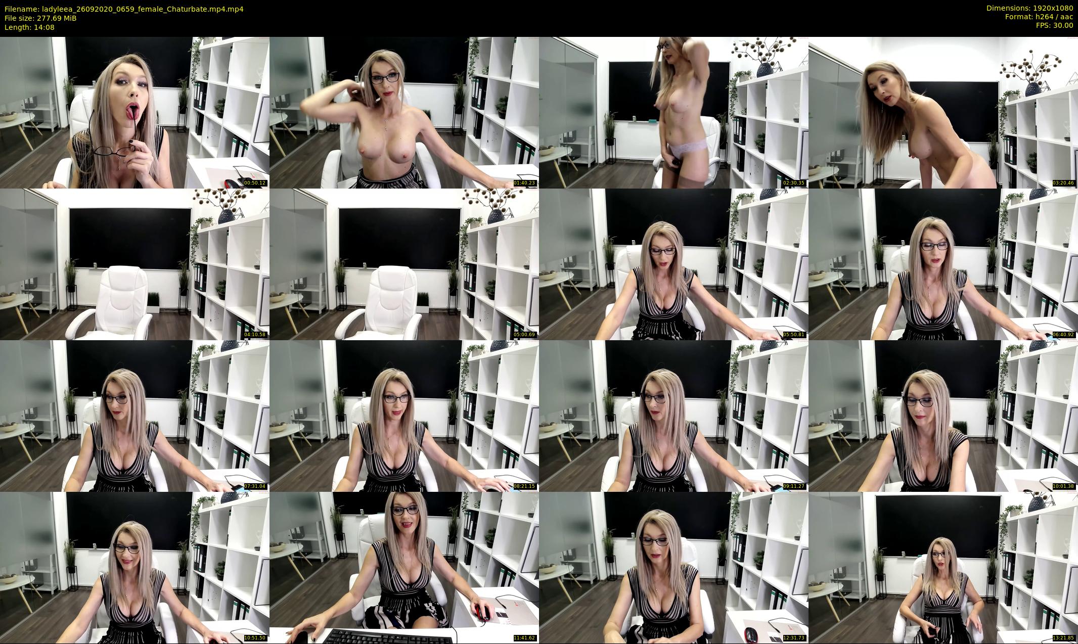 ladyleea — 15 minute Chaturbate female cam show recording, 1080p, Sep 26, 2020