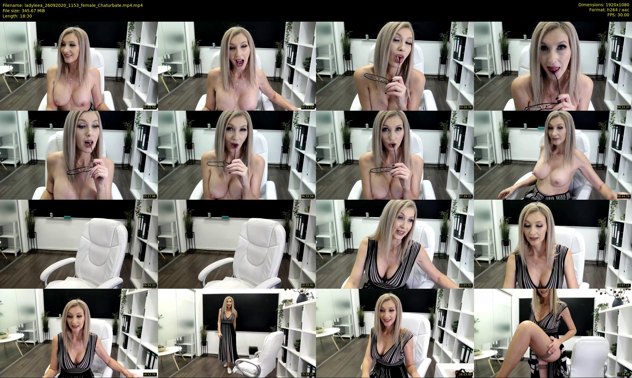 ladyleea — 19 minute Chaturbate female cam show recording, 1080p, Sep 26, 2020