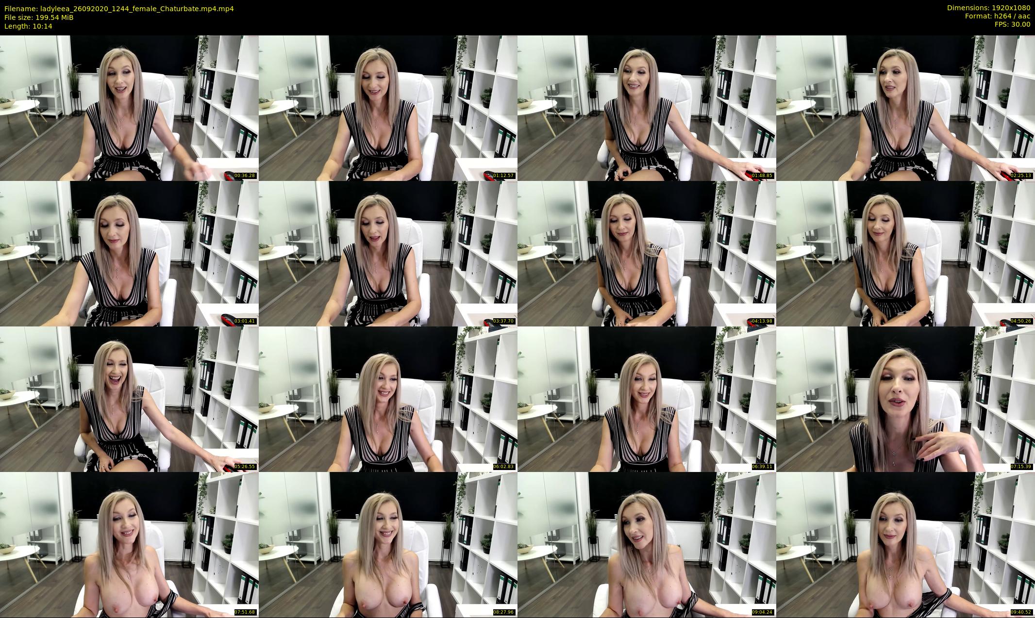 ladyleea — 11 minute Chaturbate female cam show recording, 1080p, Sep 26, 2020