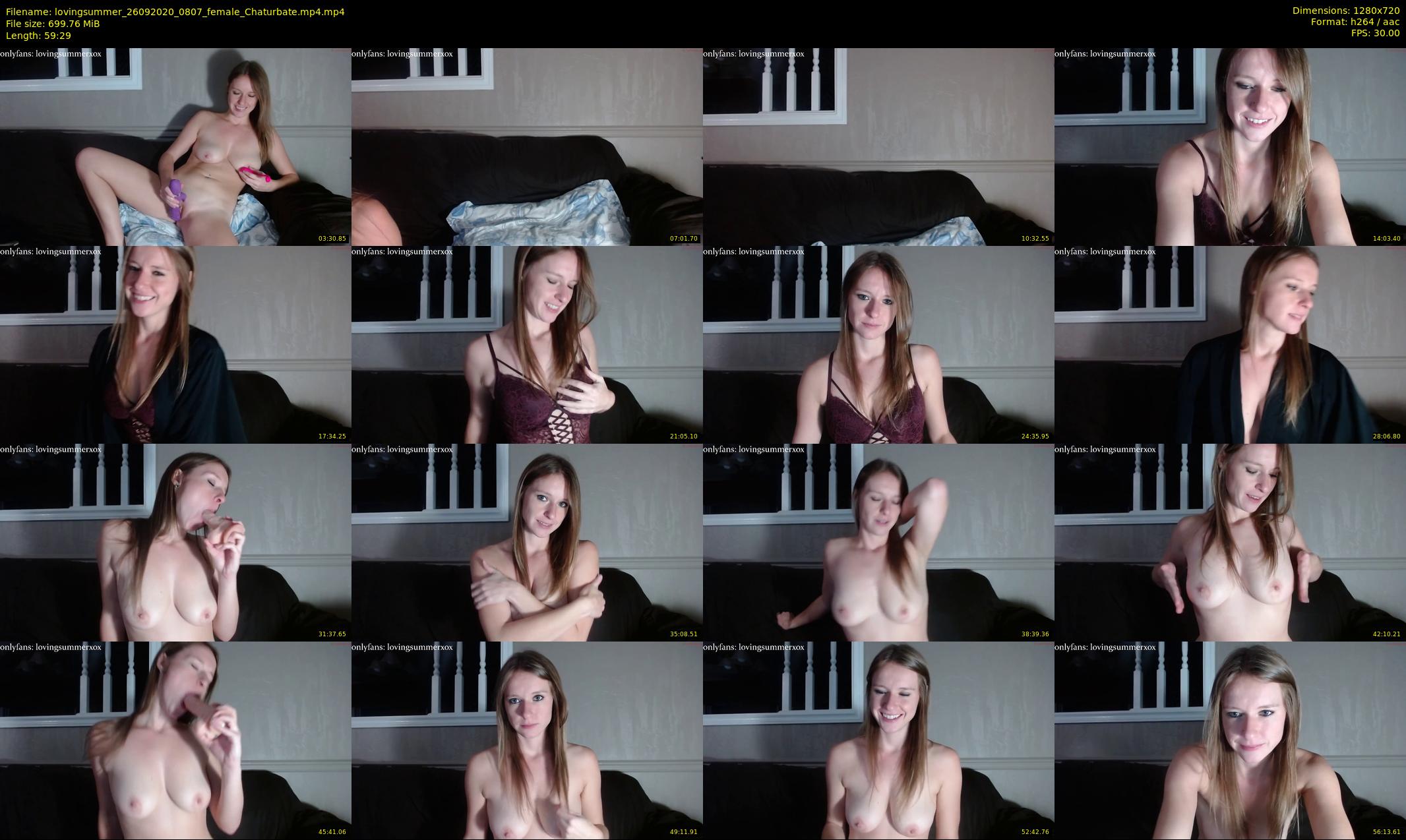 lovingsummer — 60 minute Chaturbate female cam show recording, 720p, Sep 26, 2020