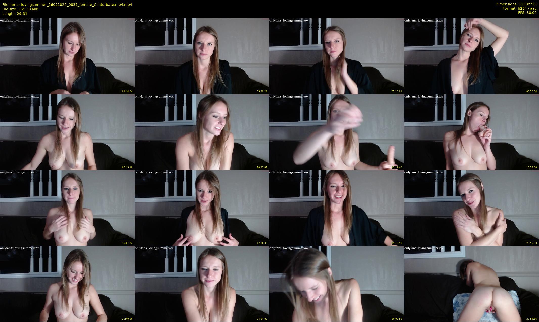 lovingsummer — 30 minute Chaturbate female cam show recording, 720p, Sep 26, 2020