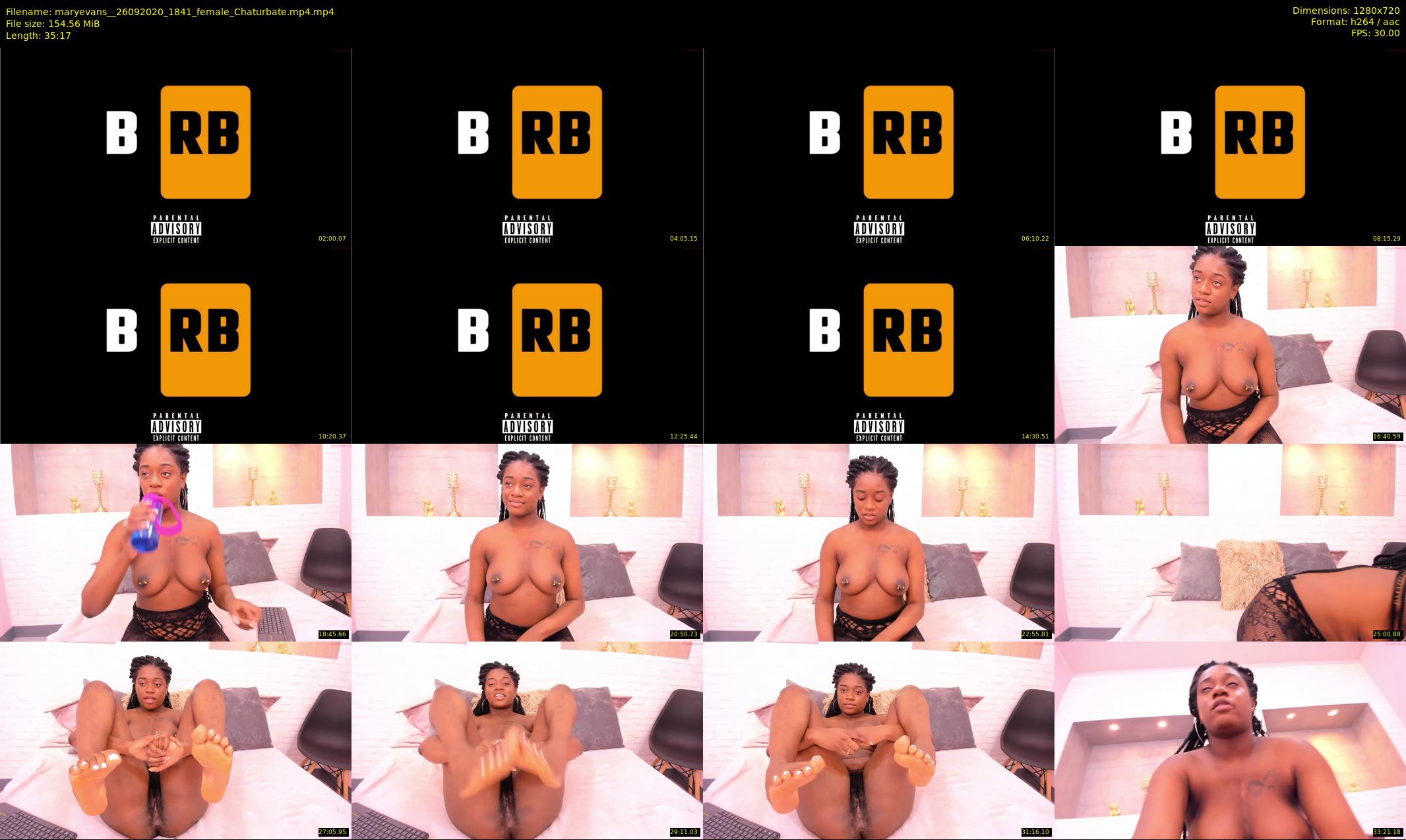 maryevans_ — 36 minute Chaturbate female cam show recording, 720p, Sep 26, 2020