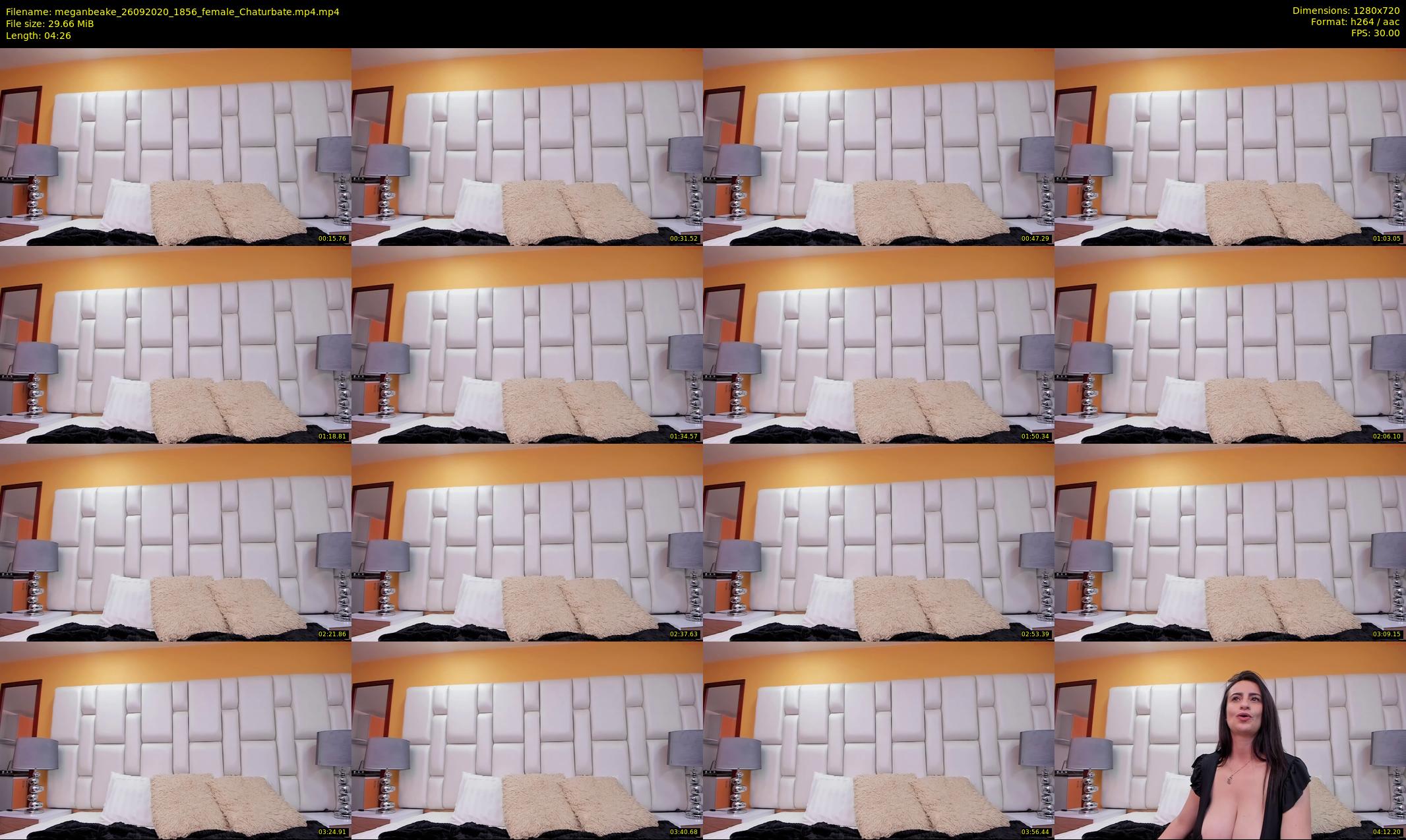 meganbeake — 5 minute Chaturbate female cam show recording, 720p, Sep 26, 2020
