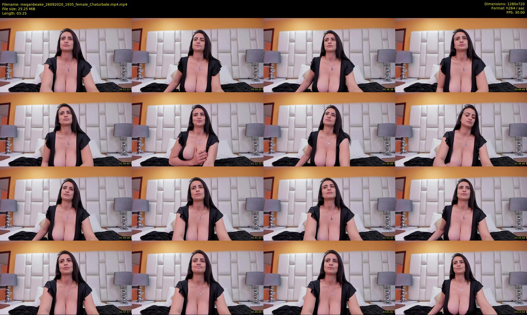 meganbeake — 4 minute Chaturbate female cam show recording, 720p, Sep 26, 2020