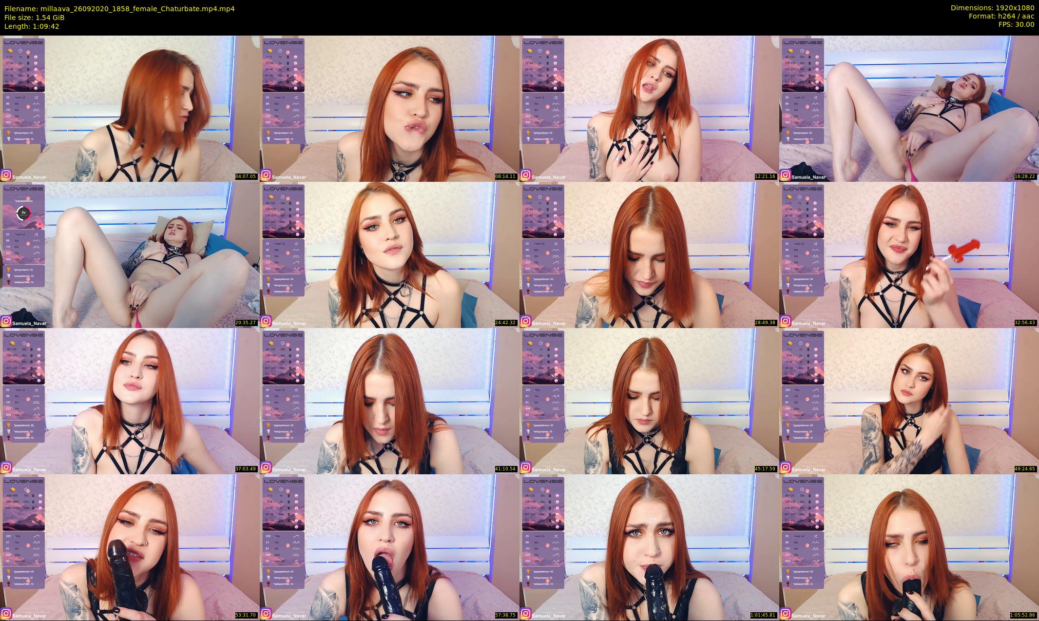 millaava — 70 minute Chaturbate female cam show recording, 1080p, Sep 26, 2020