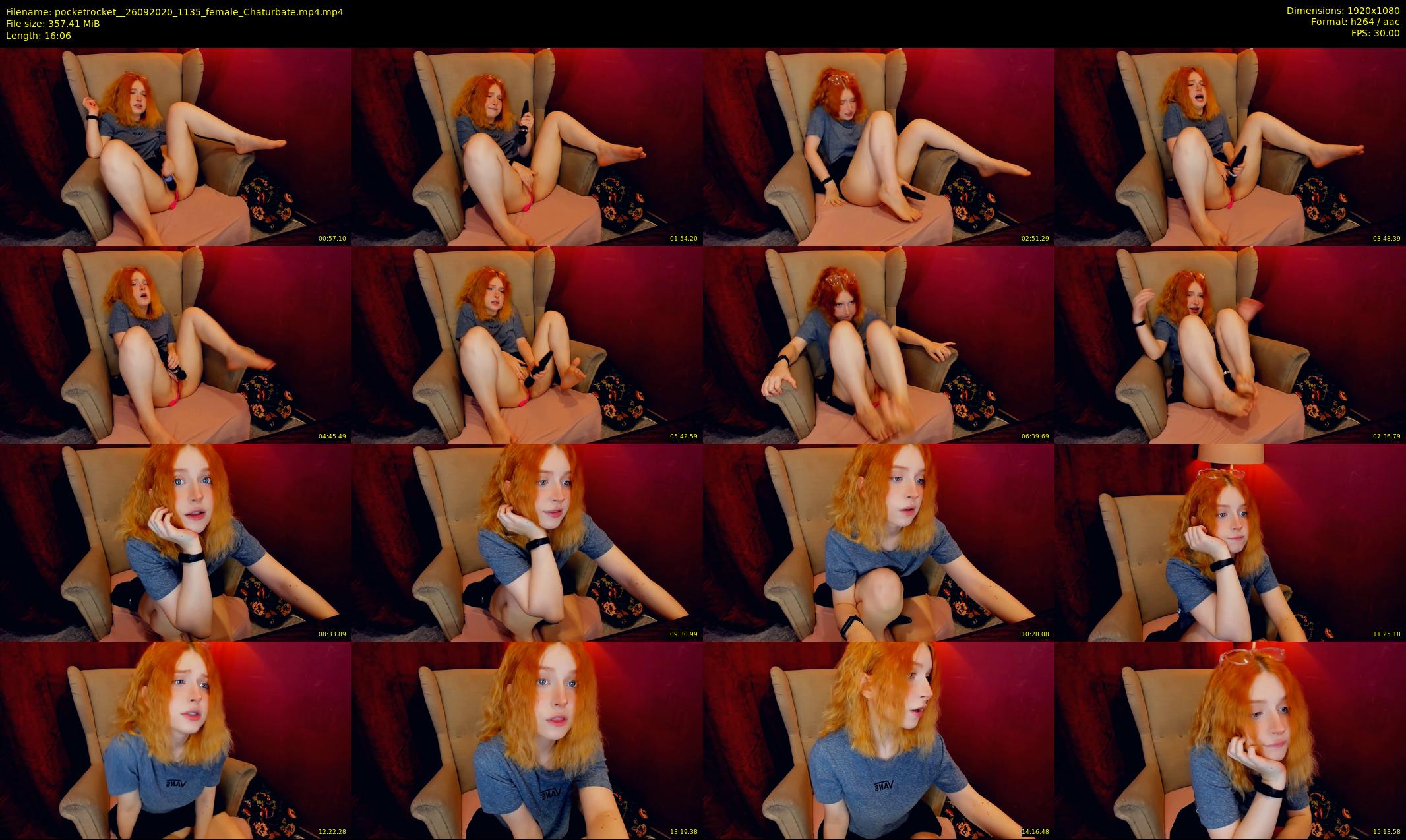 pocketrocket_ — 17 minute Chaturbate female cam show recording, 1080p, Sep 26, 2020