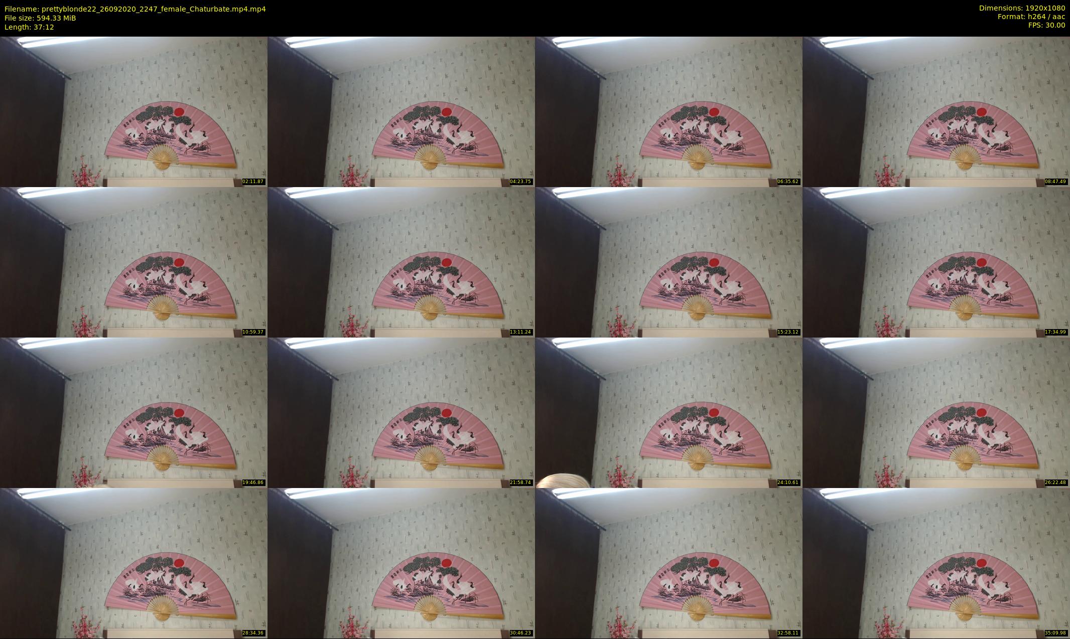 prettyblonde22 — 38 minute Chaturbate female cam show recording, 1080p, Sep 26, 2020