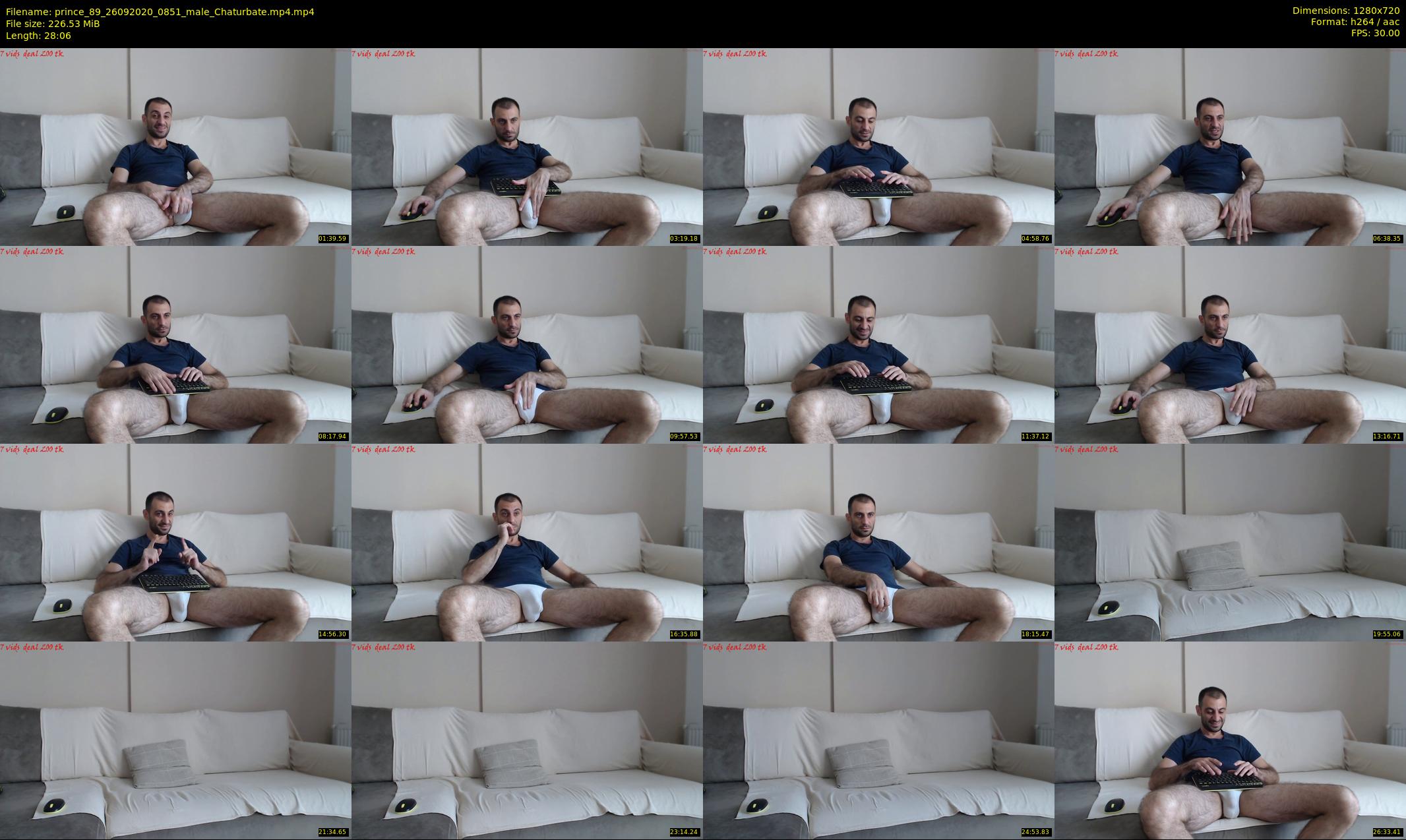 prince_89 — 29 minute Chaturbate male cam show recording, 720p, Sep 26, 2020