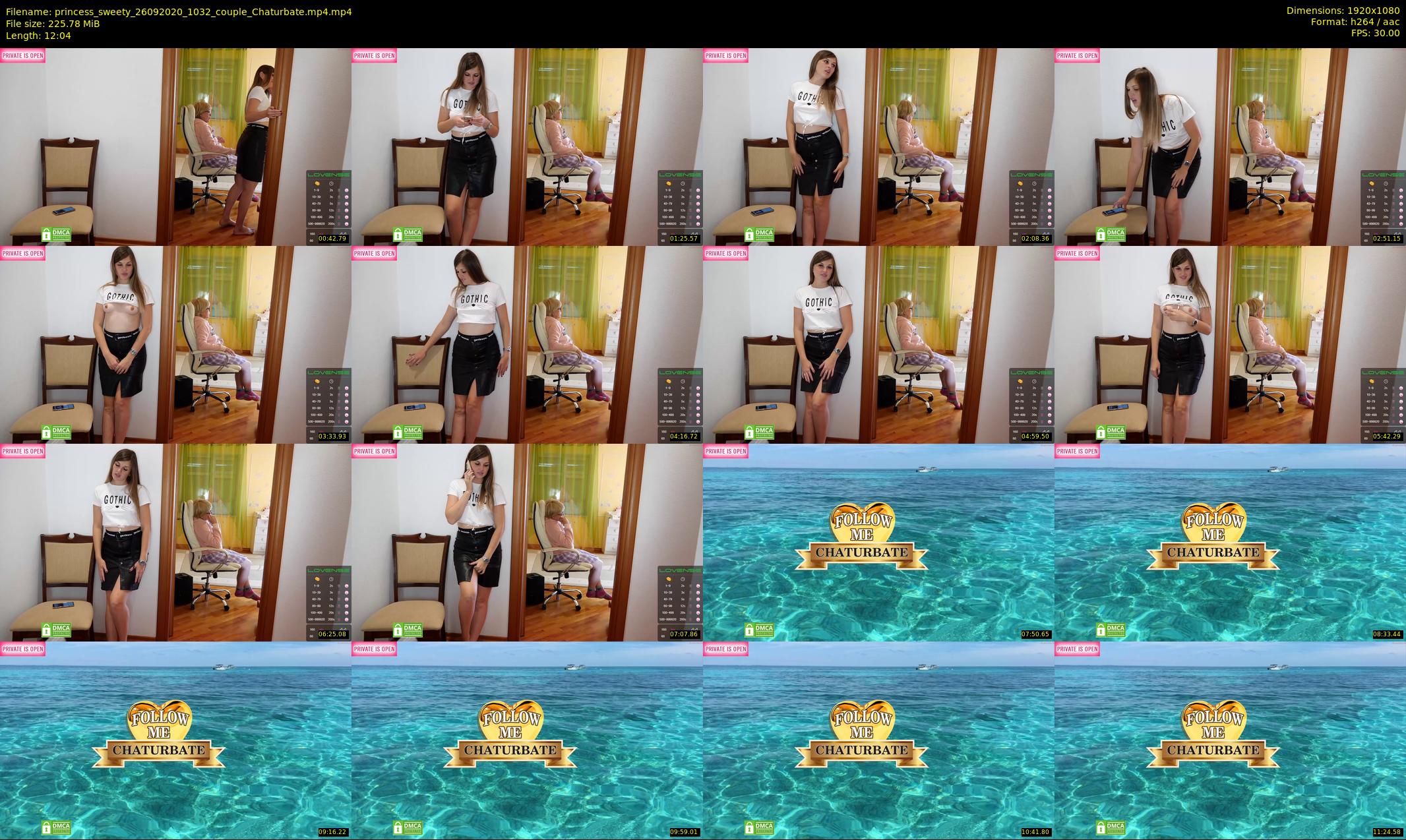 princess_sweety — 13 minute Chaturbate couple cam show recording, 1080p, Sep 26, 2020