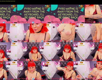 pyrowayne — 59 minute Chaturbate female cam show recording, 720p, Sep 27, 2020