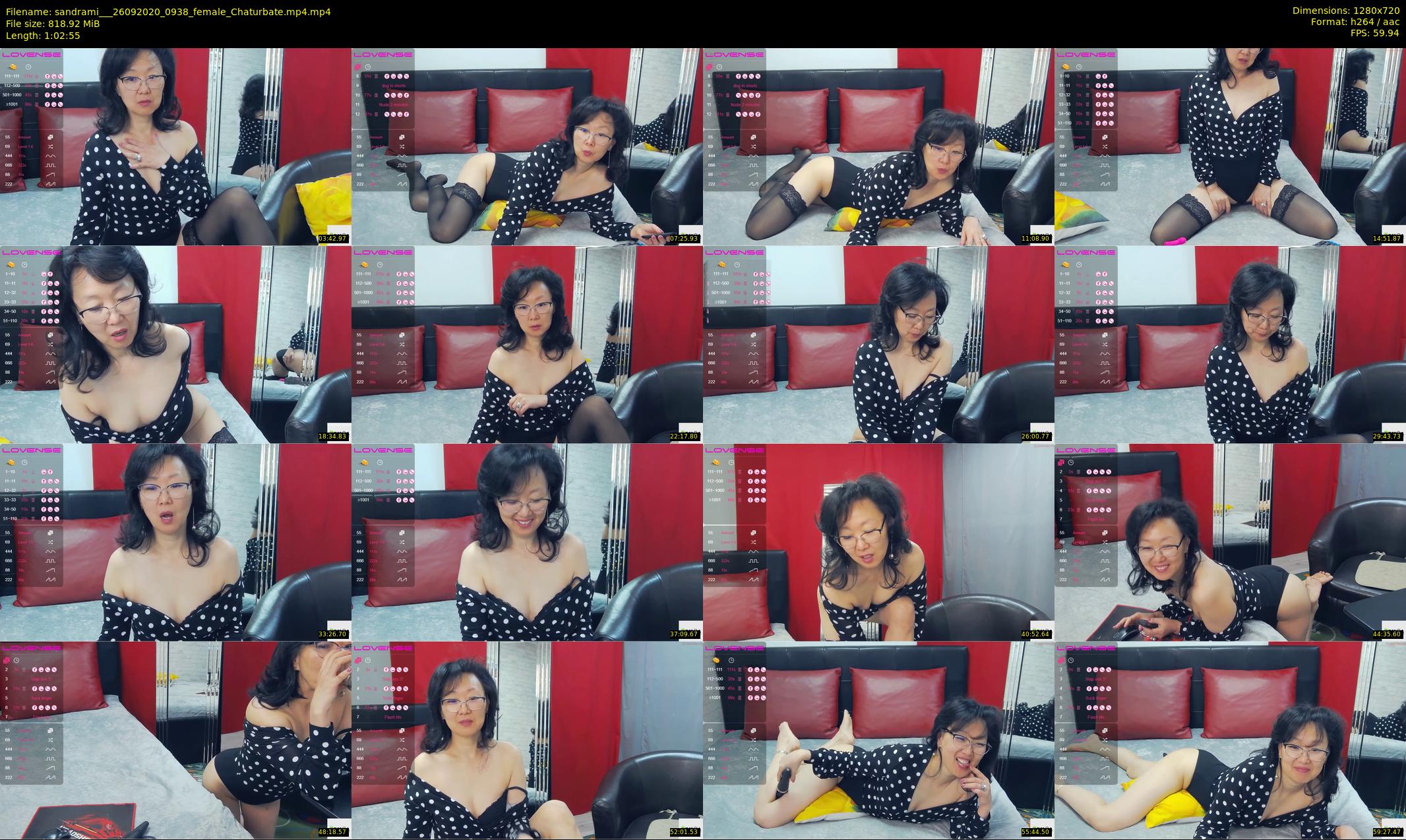 sandrami__ — 63 minute Chaturbate female cam show recording, 720p, Sep 26, 2020