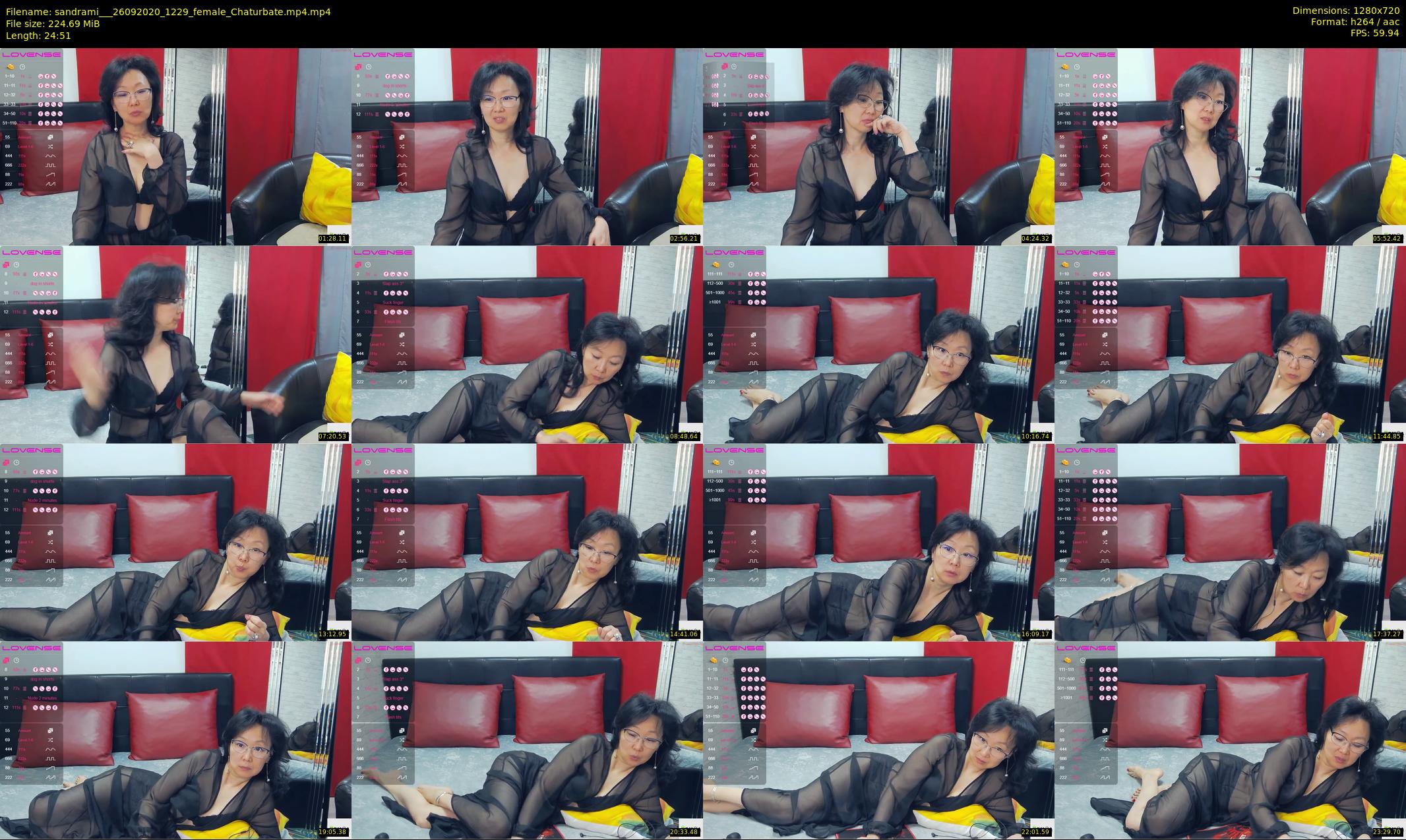 sandrami__ — 25 minute Chaturbate female cam show recording, 720p, Sep 26, 2020
