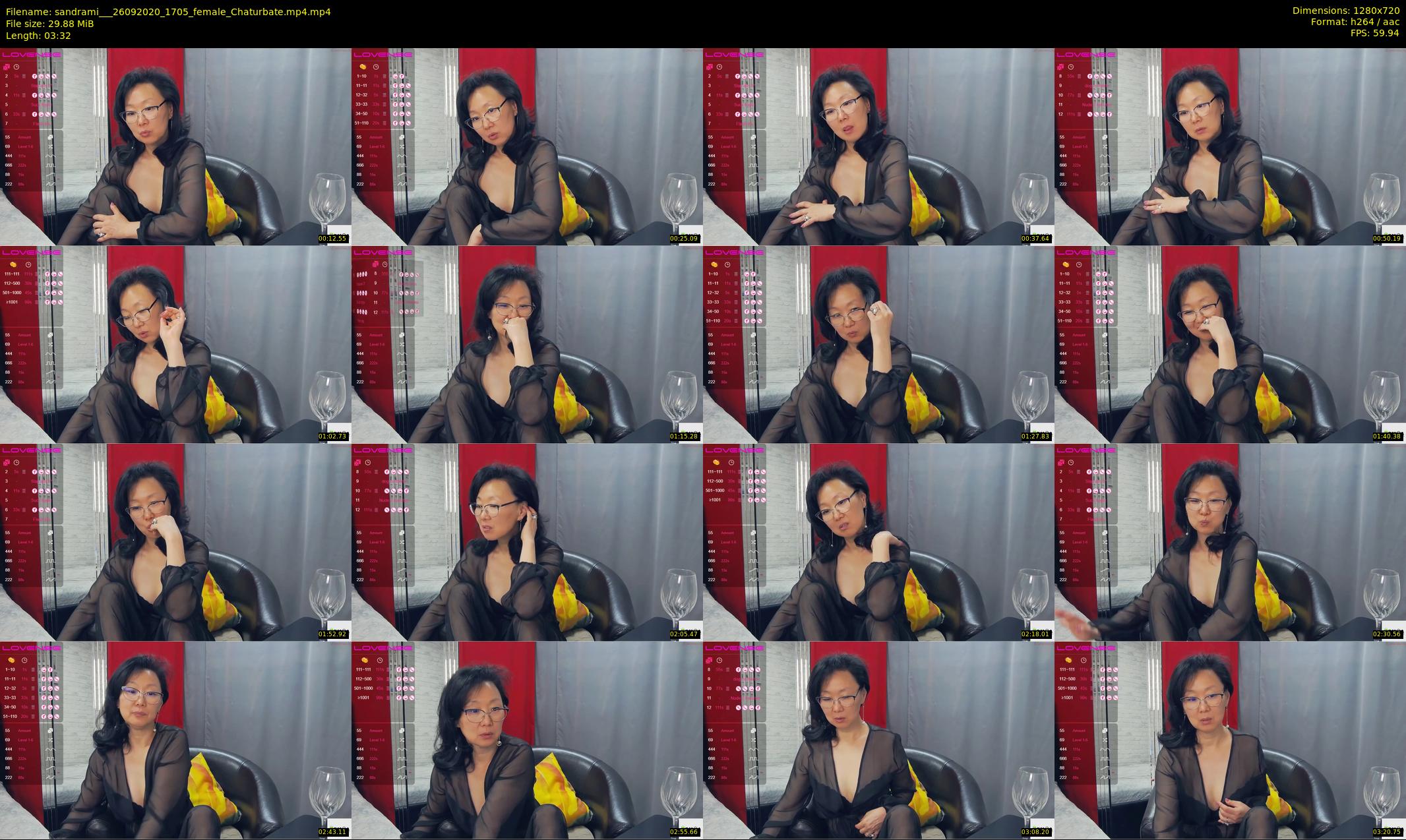 sandrami__ — 4 minute Chaturbate female cam show recording, 720p, Sep 26, 2020