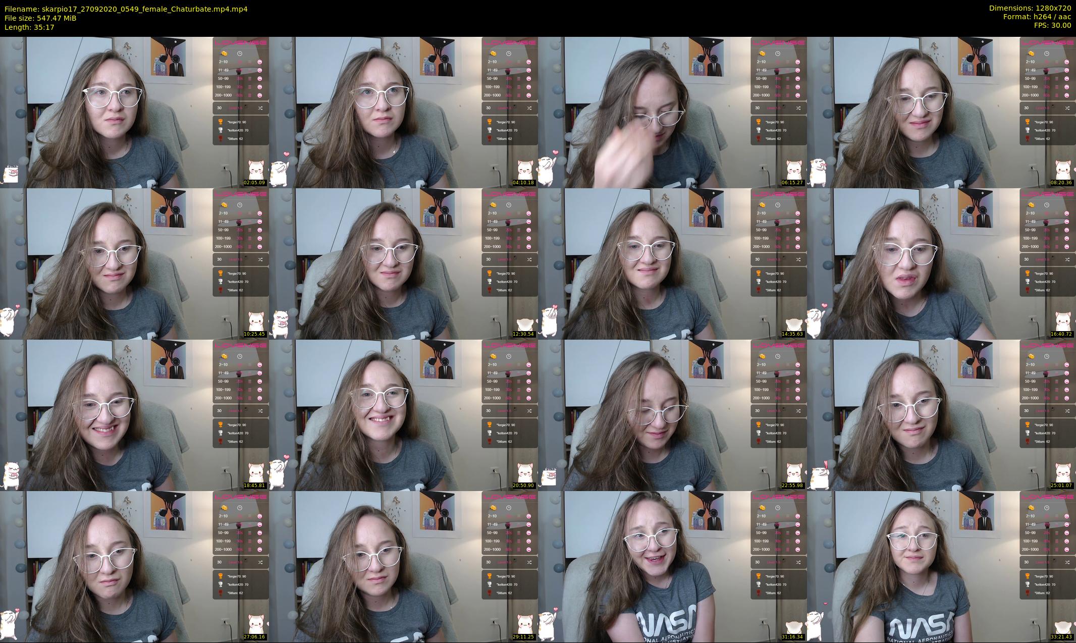 skarpio17 — 36 minute Chaturbate female cam show recording, 720p, Sep 27, 2020