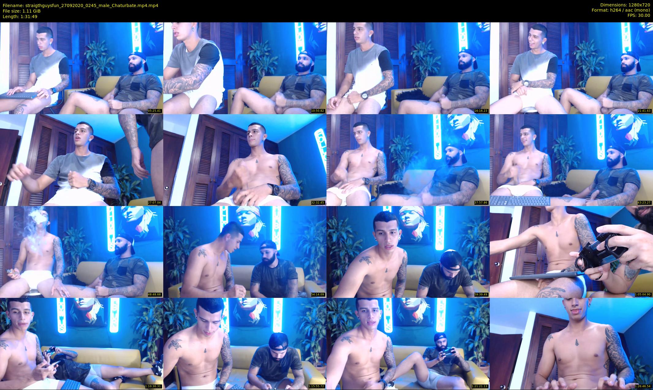 straigthguysfun — 92 minute Chaturbate male cam show recording, 720p, Sep 27, 2020