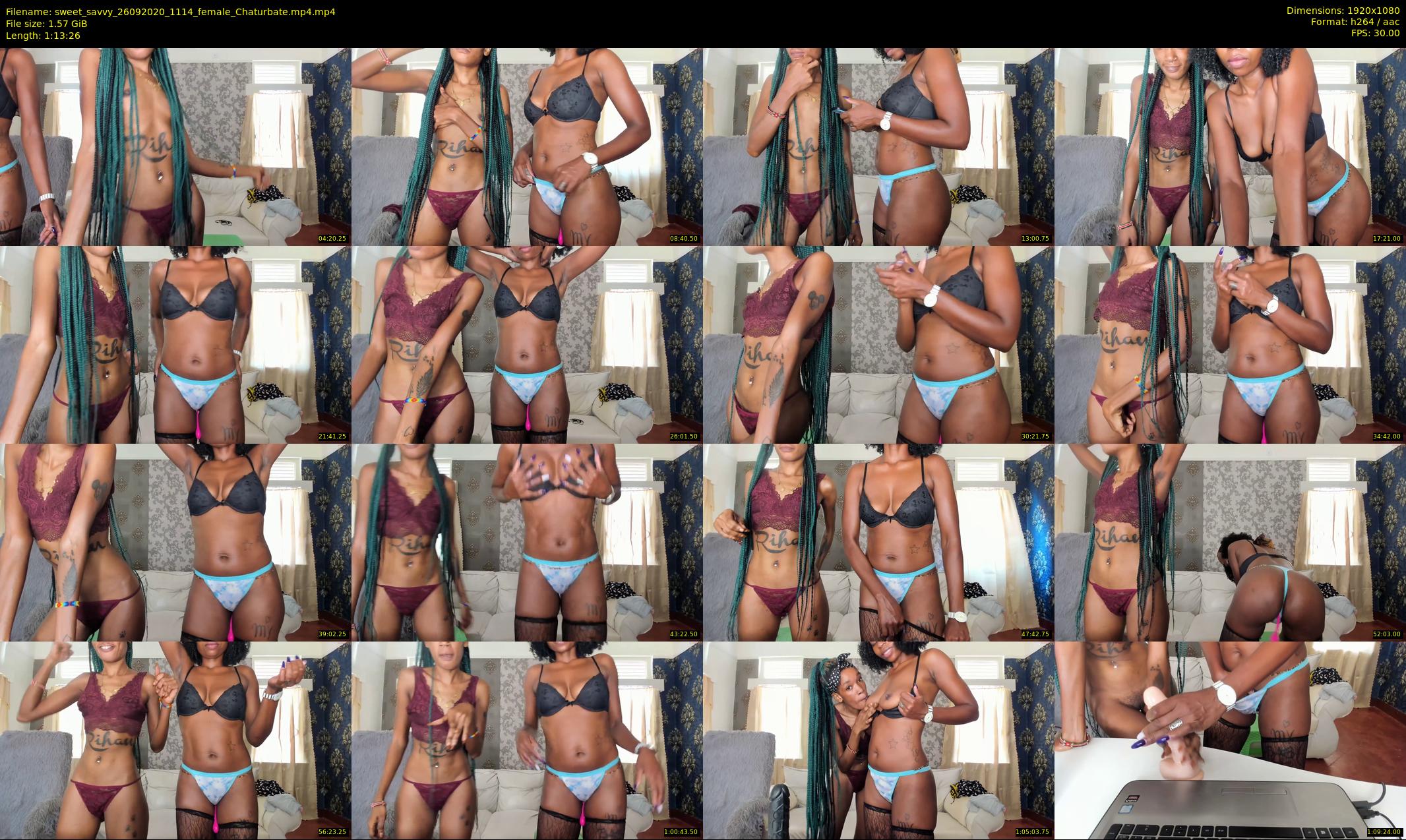 sweet_savvy — 74 minute Chaturbate female cam show recording, 1080p, Sep 26, 2020