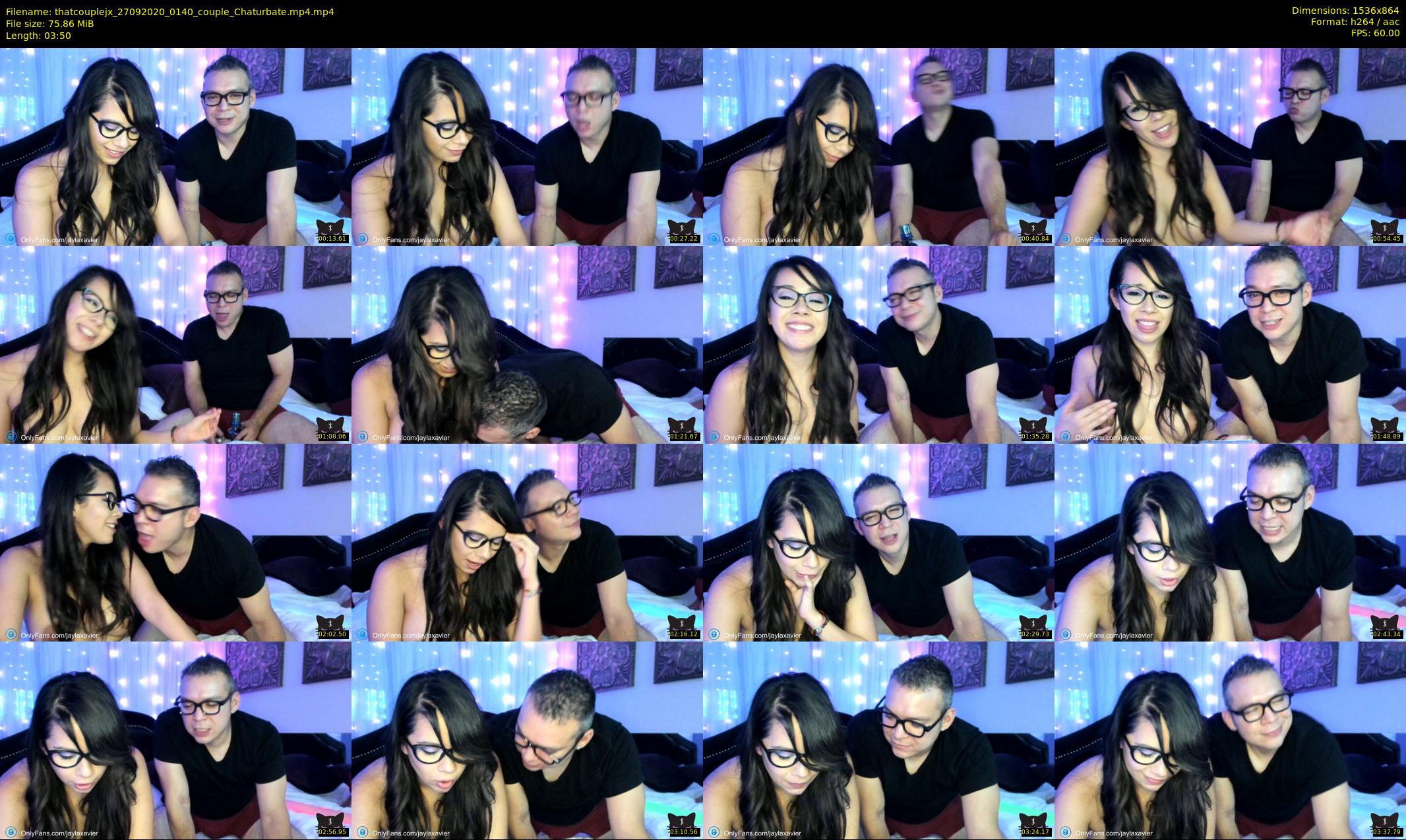 thatcouplejx — 4 minute Chaturbate couple cam show recording, 720p, Sep 27, 2020