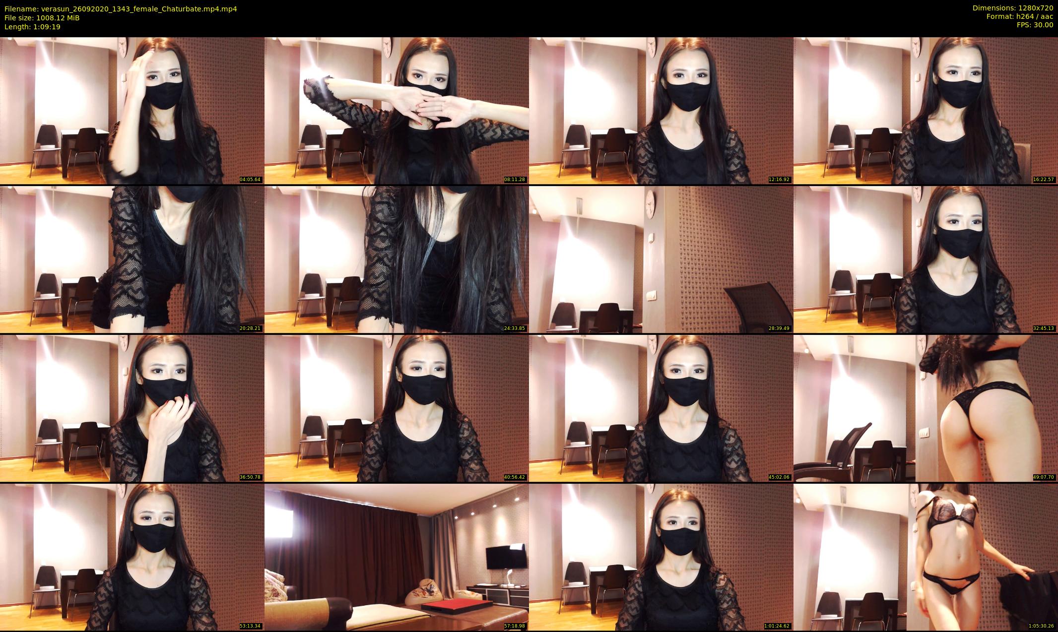 verasun — 70 minute Chaturbate female cam show recording, 720p, Sep 26, 2020