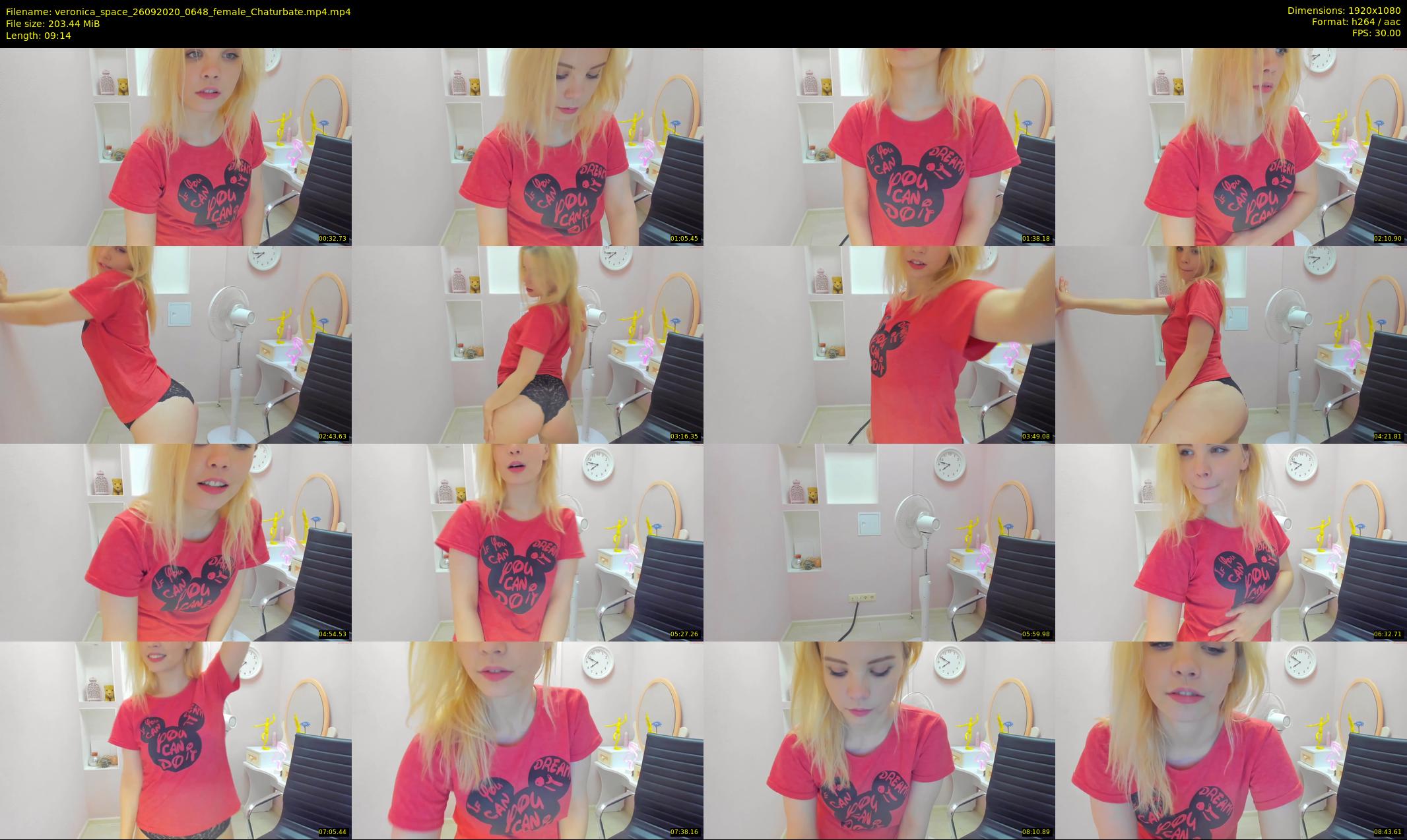 veronica_space — 10 minute Chaturbate female cam show recording, 1080p, Sep 26, 2020