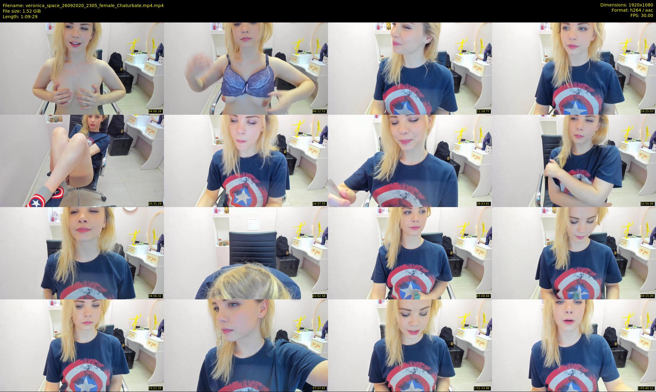 veronica_space — 70 minute Chaturbate female cam show recording, 1080p, Sep 26, 2020