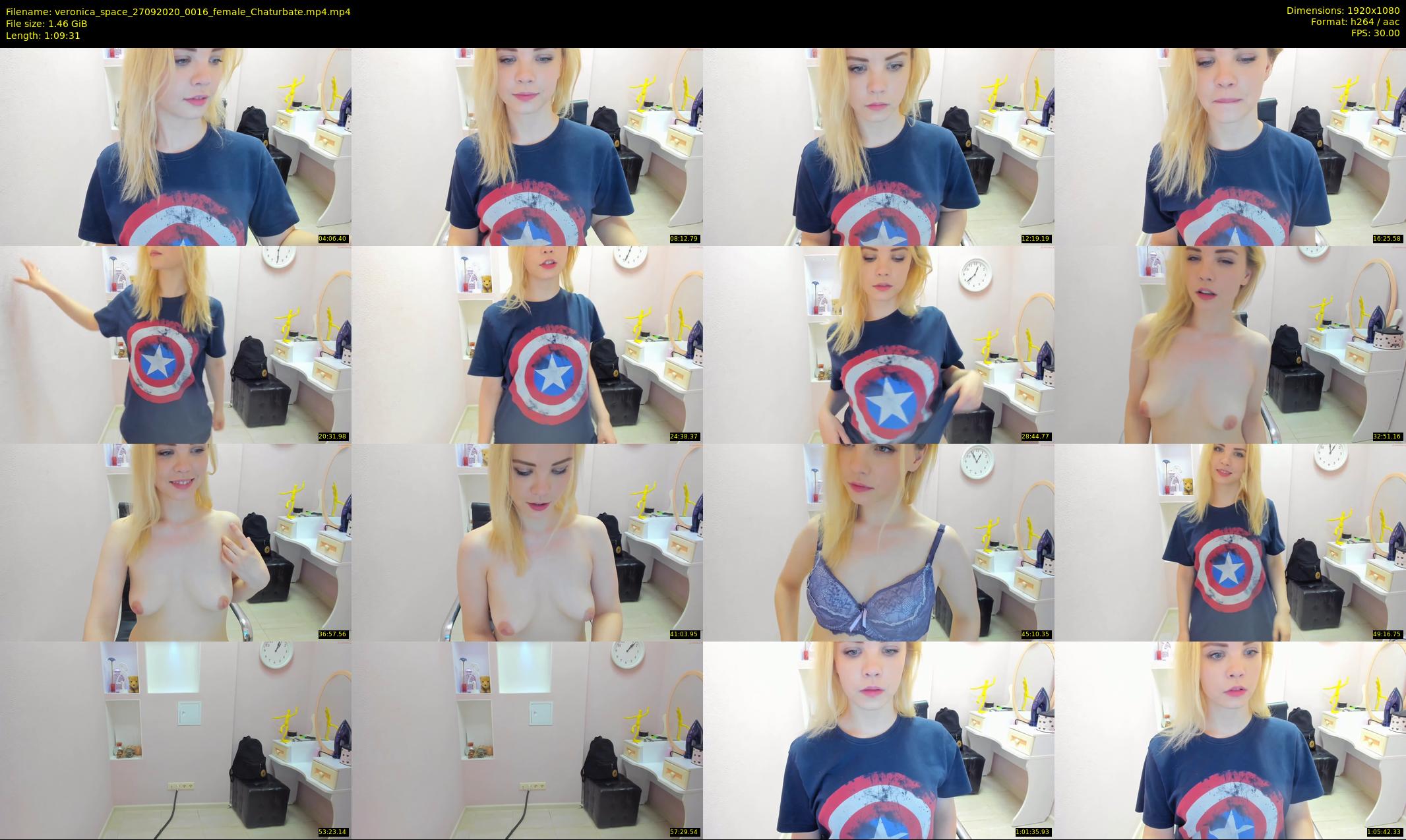 veronica_space — 70 minute Chaturbate female cam show recording, 1080p, Sep 27, 2020