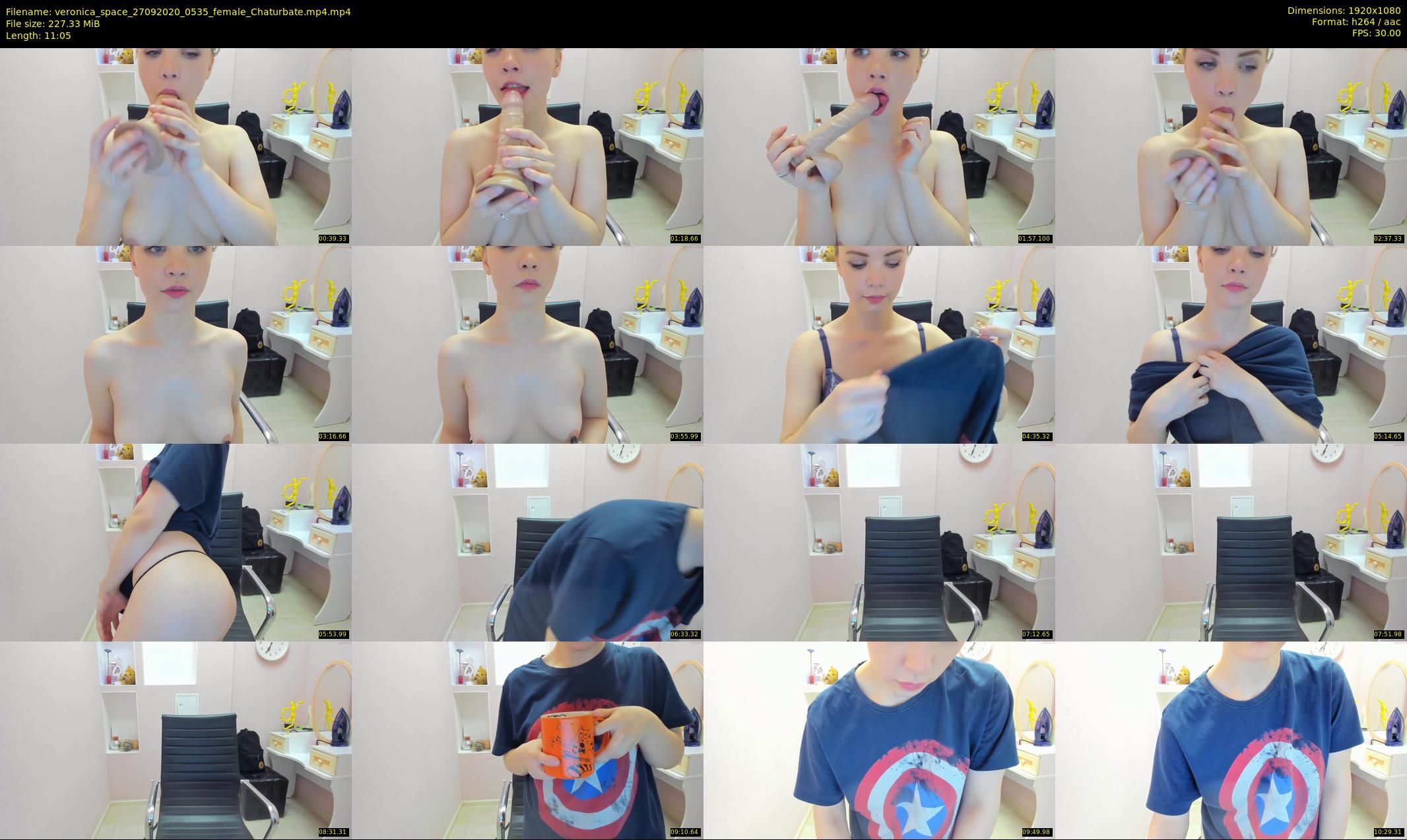 veronica_space — 12 minute Chaturbate female cam show recording, 1080p, Sep 27, 2020