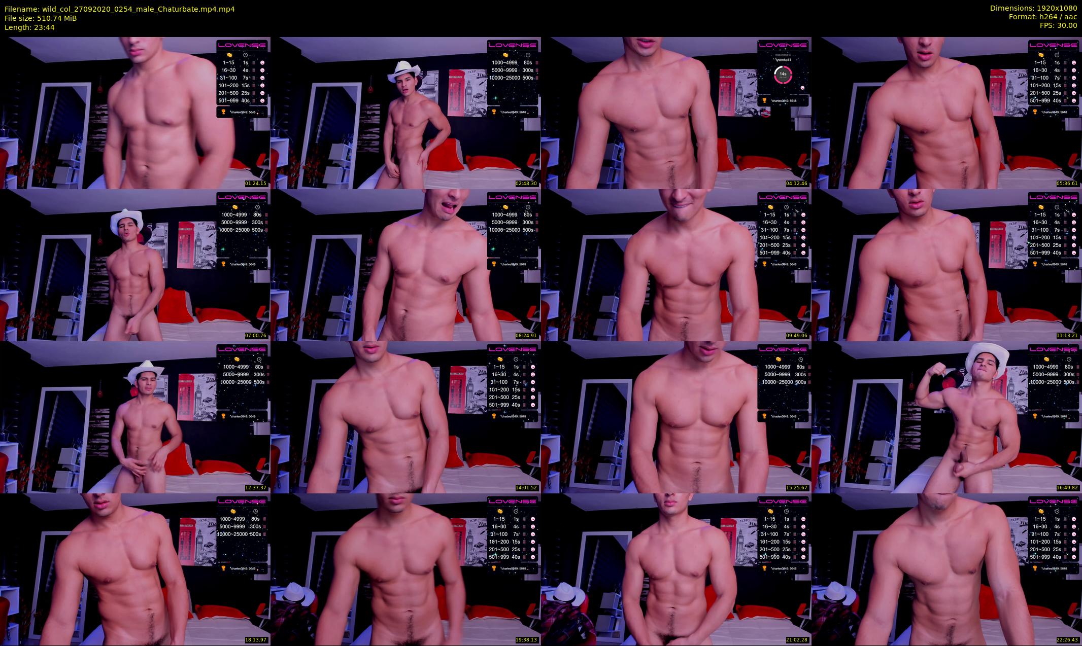 wild_col — 24 minute Chaturbate male cam show recording, 1080p, Sep 27, 2020