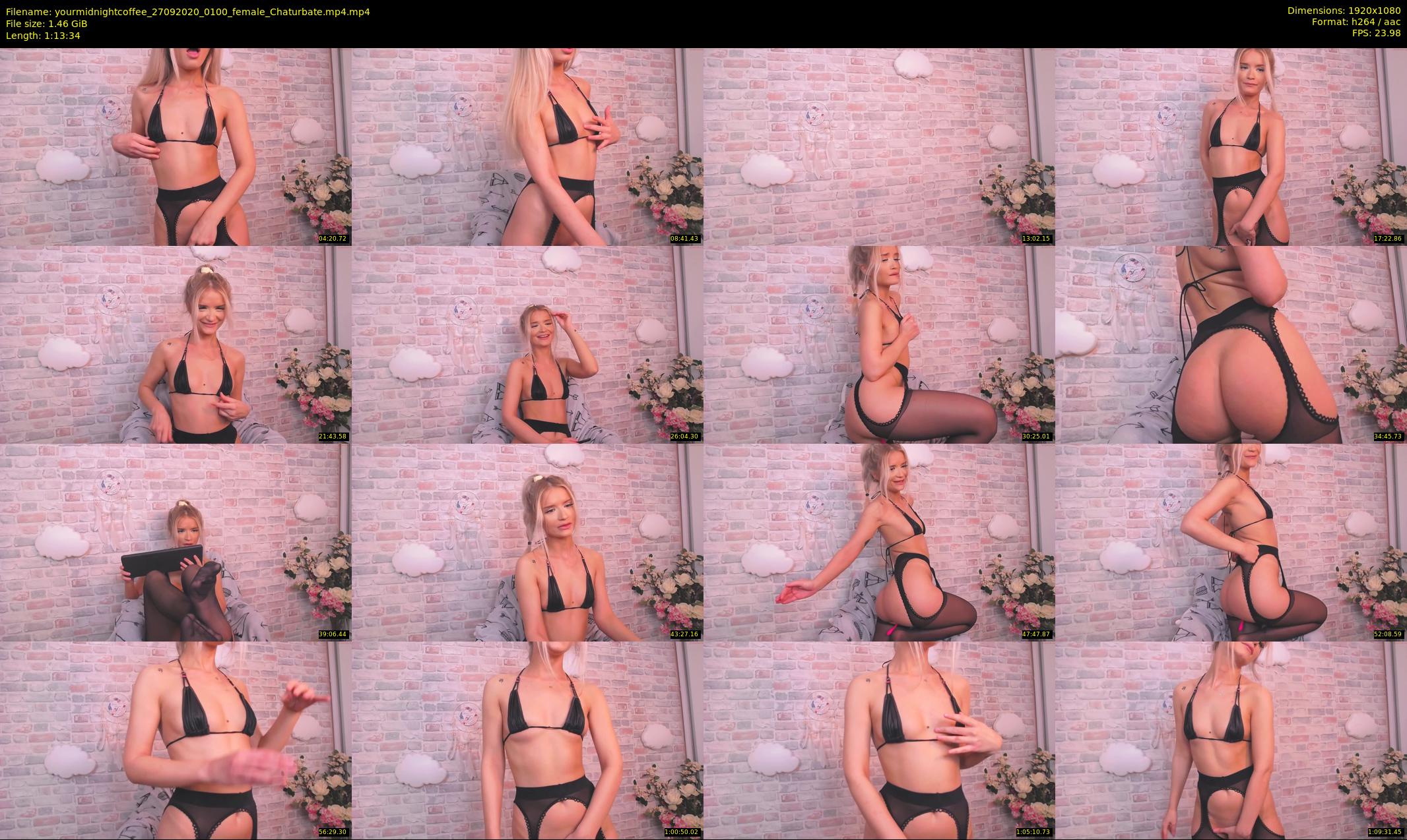 yourmidnightcoffee — 74 minute Chaturbate female cam show recording, 1080p, Sep 27, 2020