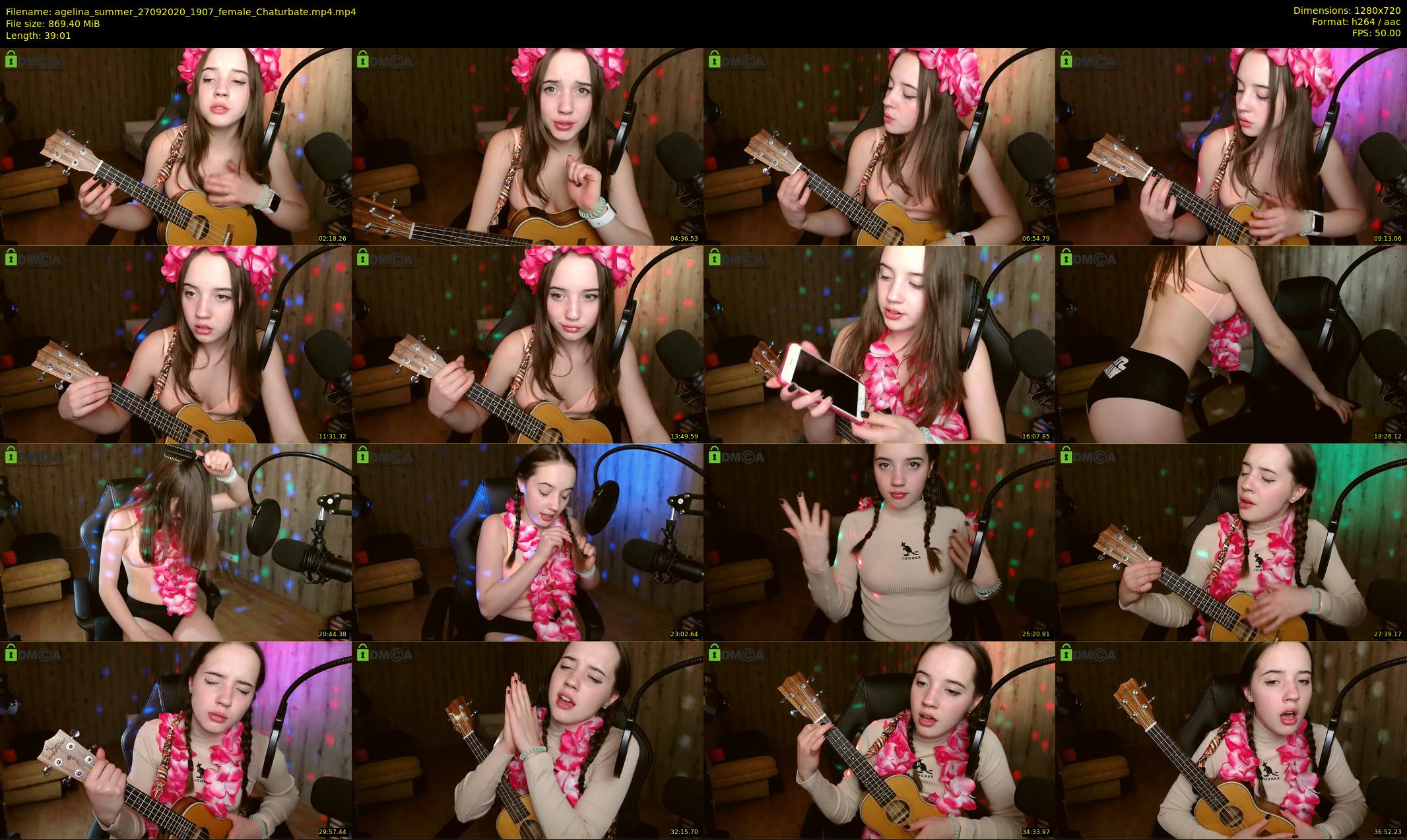 agelina_summer — 40 minute Chaturbate female cam show recording, 720p, Sep 27, 2020