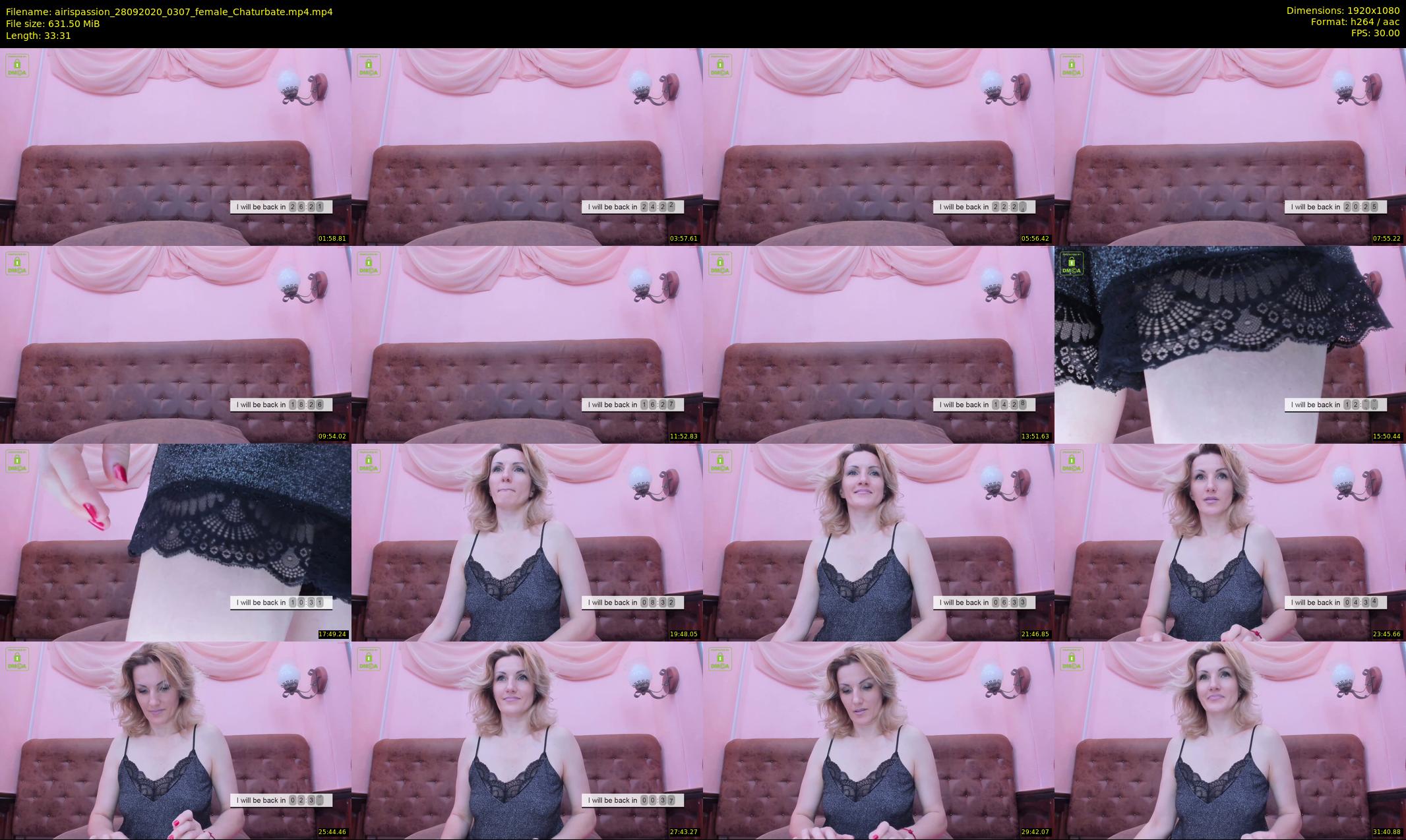 airispassion — 34 minute Chaturbate female cam show recording, 1080p, Sep 28, 2020
