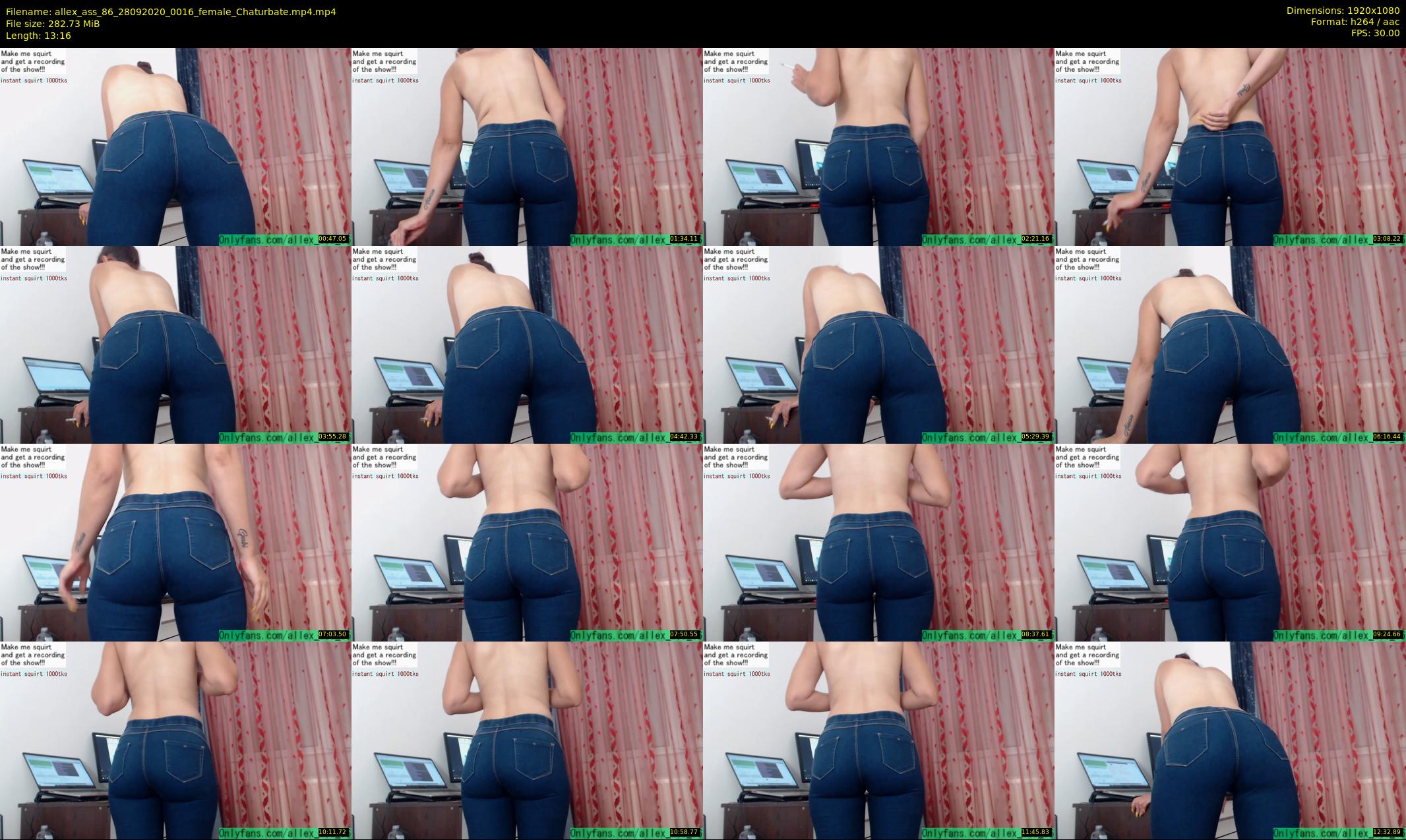 allex_ass_86 — 14 minute Chaturbate female cam show recording, 1080p, Sep 28, 2020